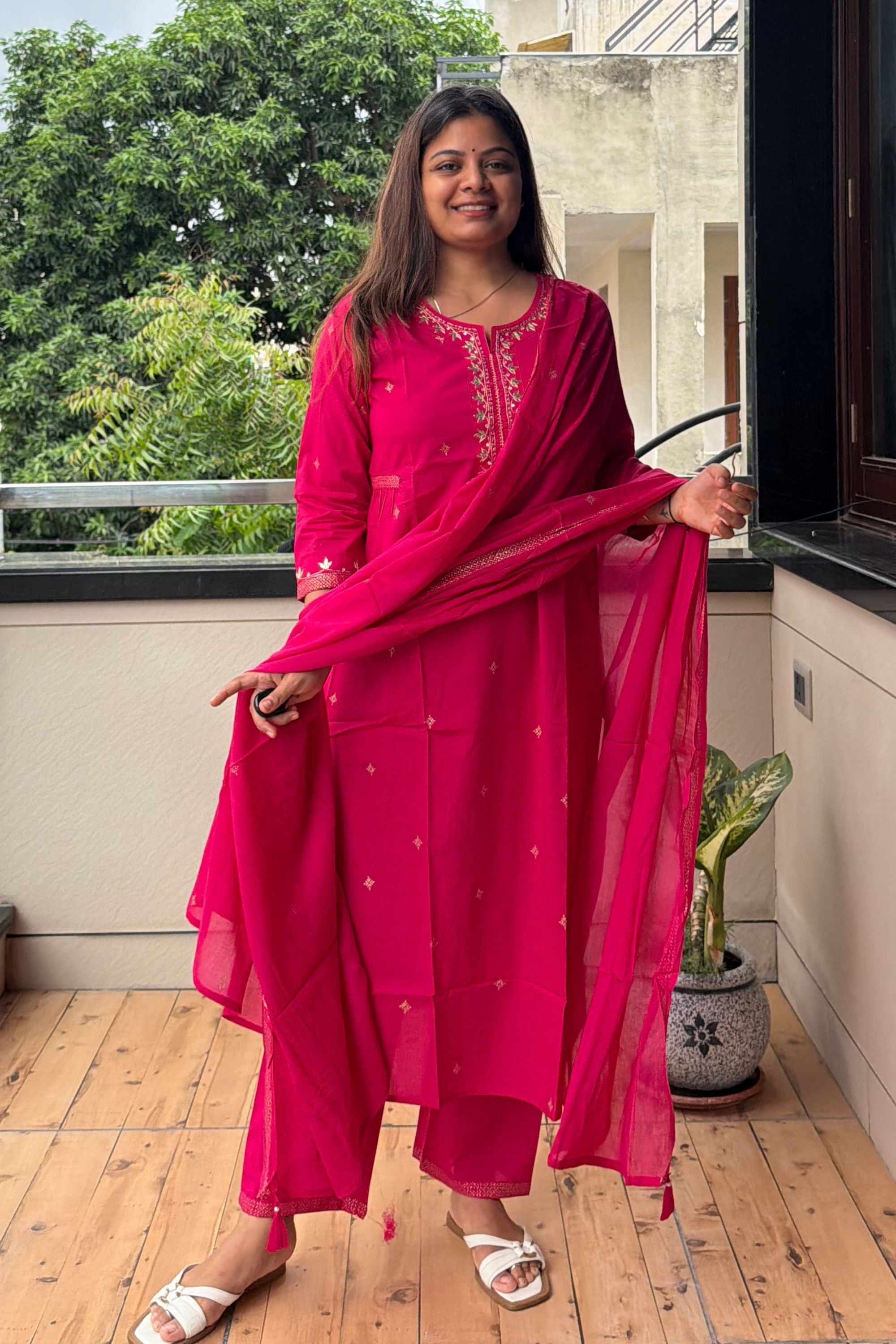 Dupatta Pant Set