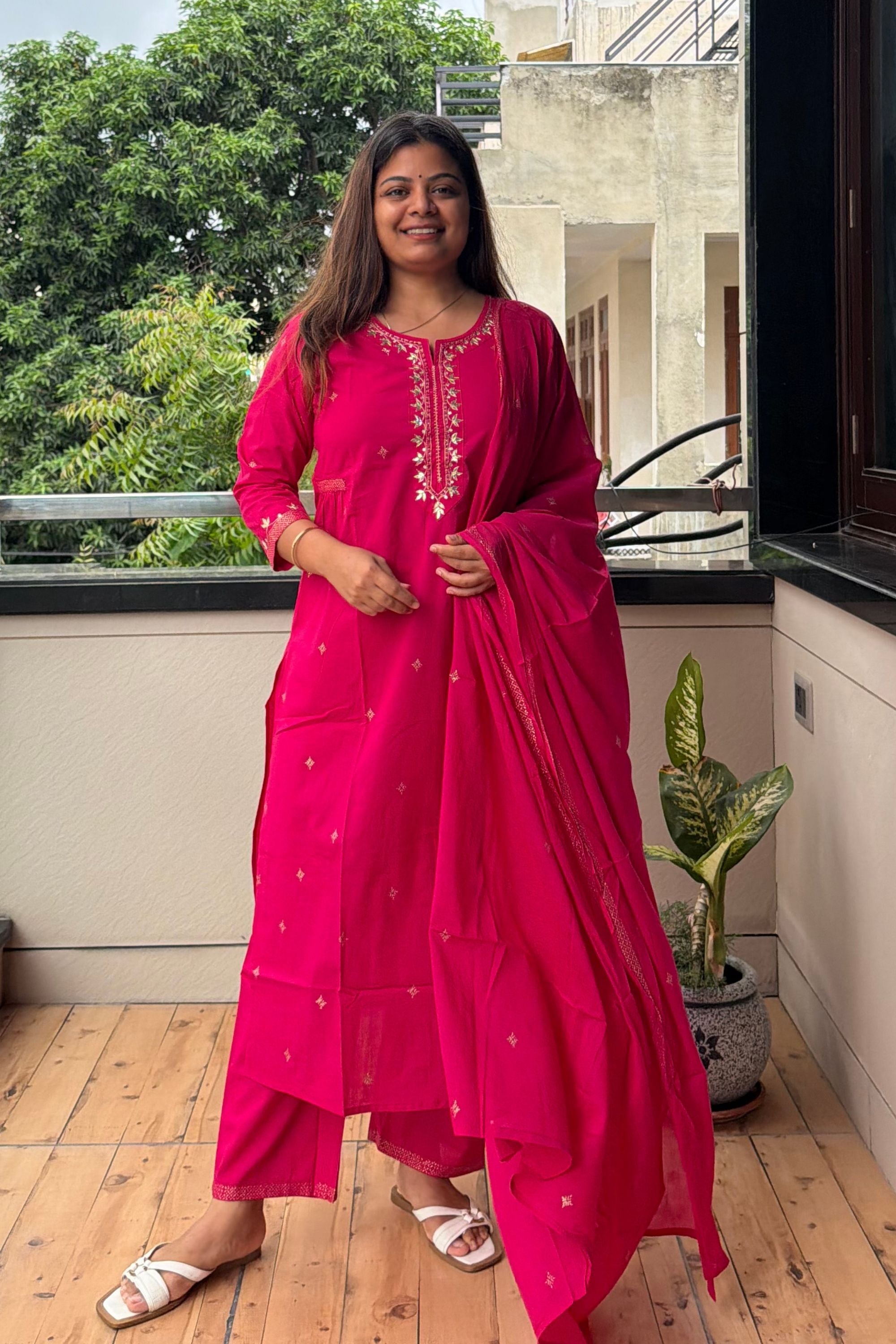 Dupatta Pant Set