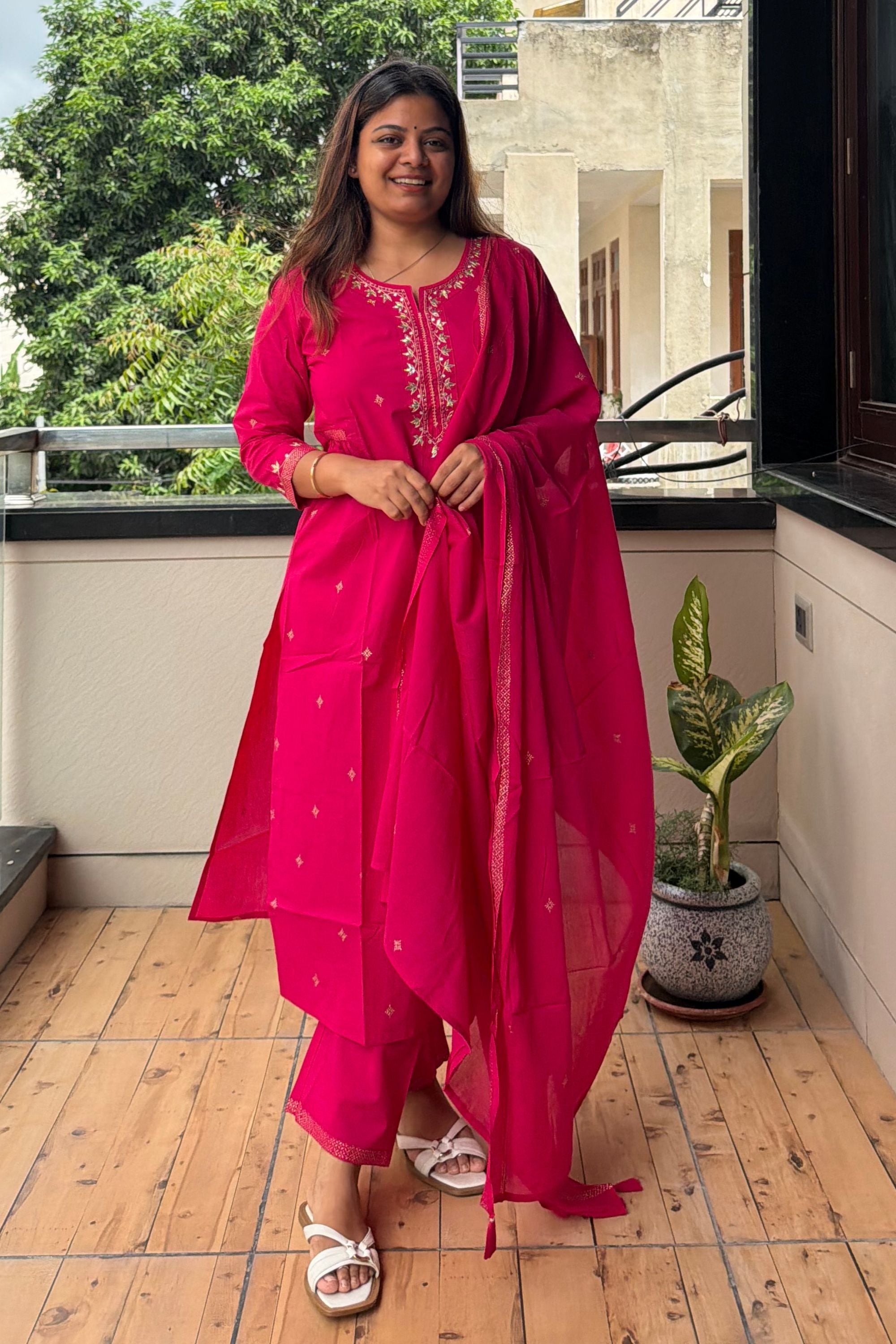 Dupatta Pant Set