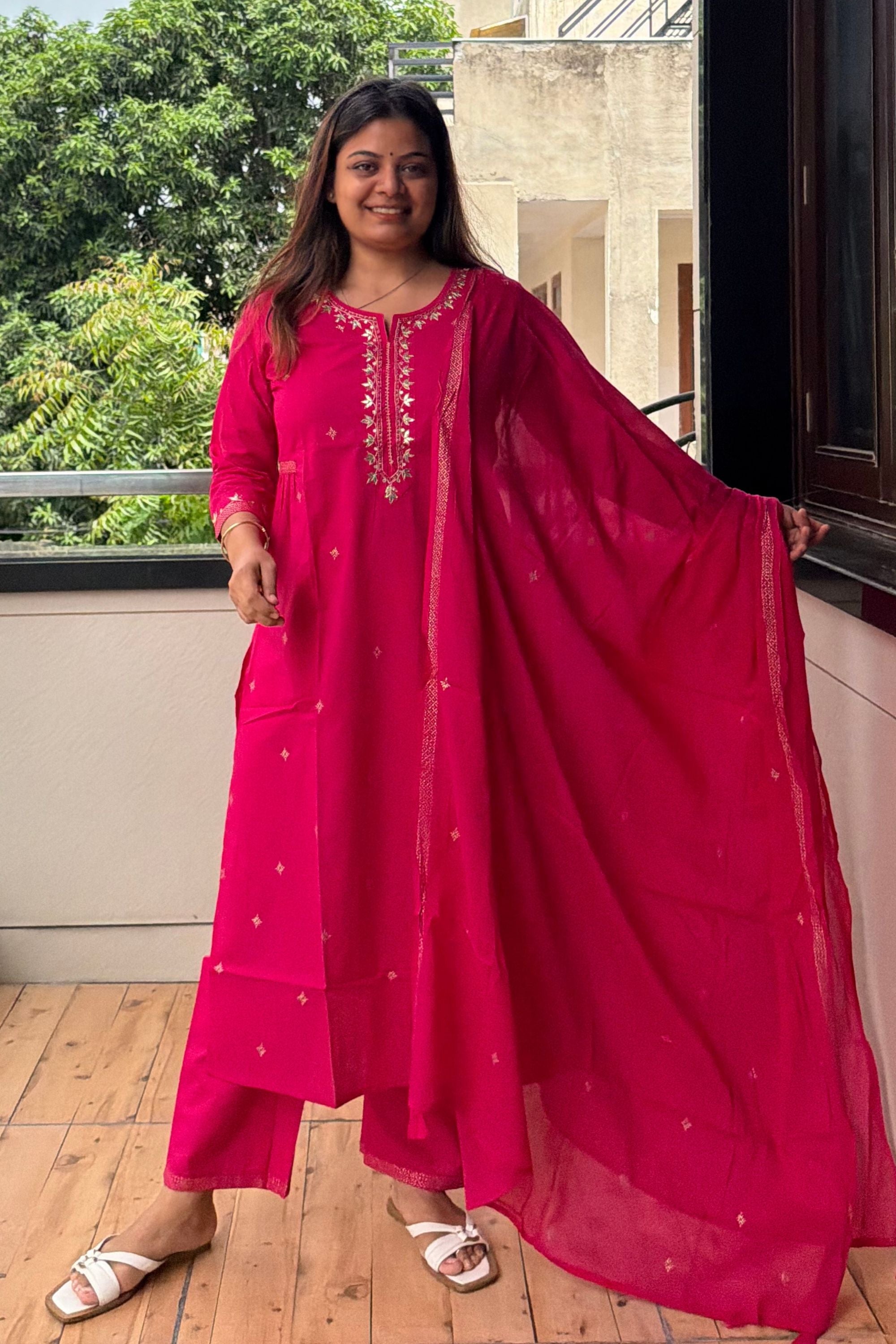 Dupatta Pant Set