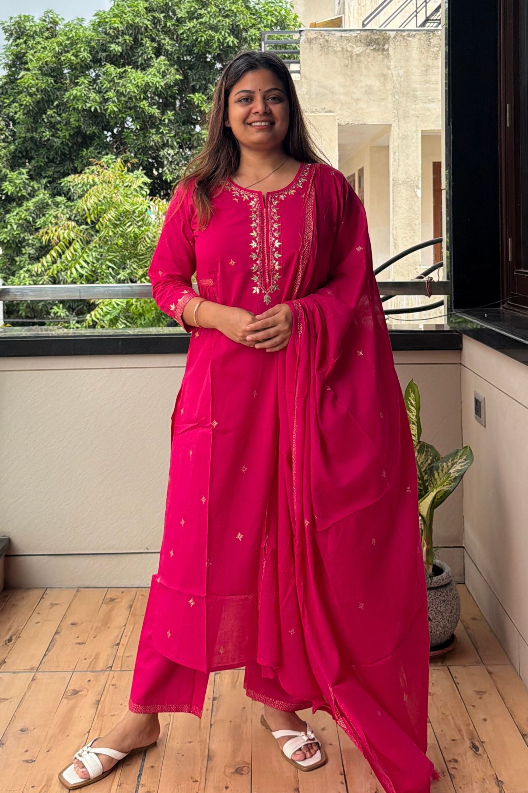 Dupatta Pant Set