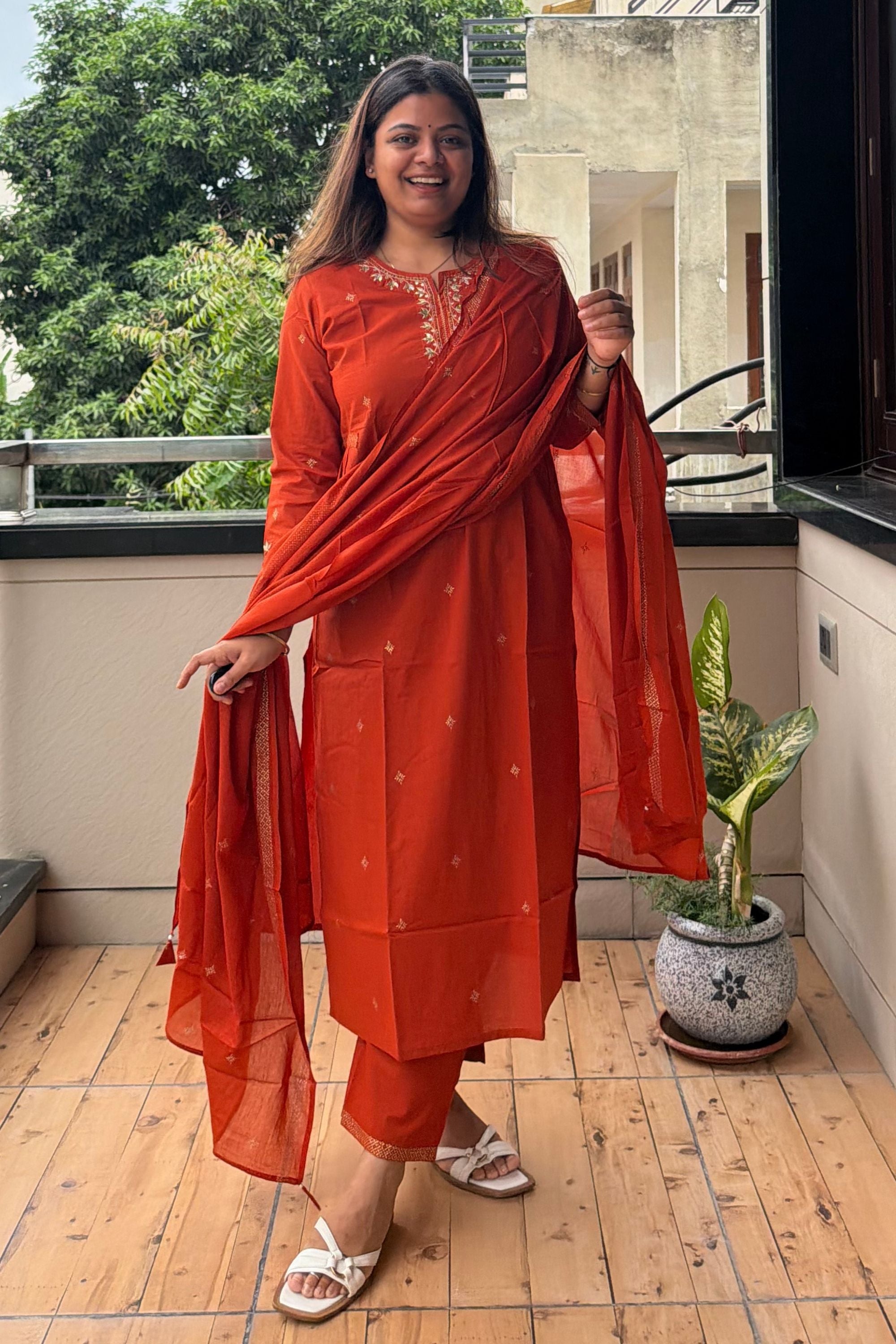 Dupatta Pant Set