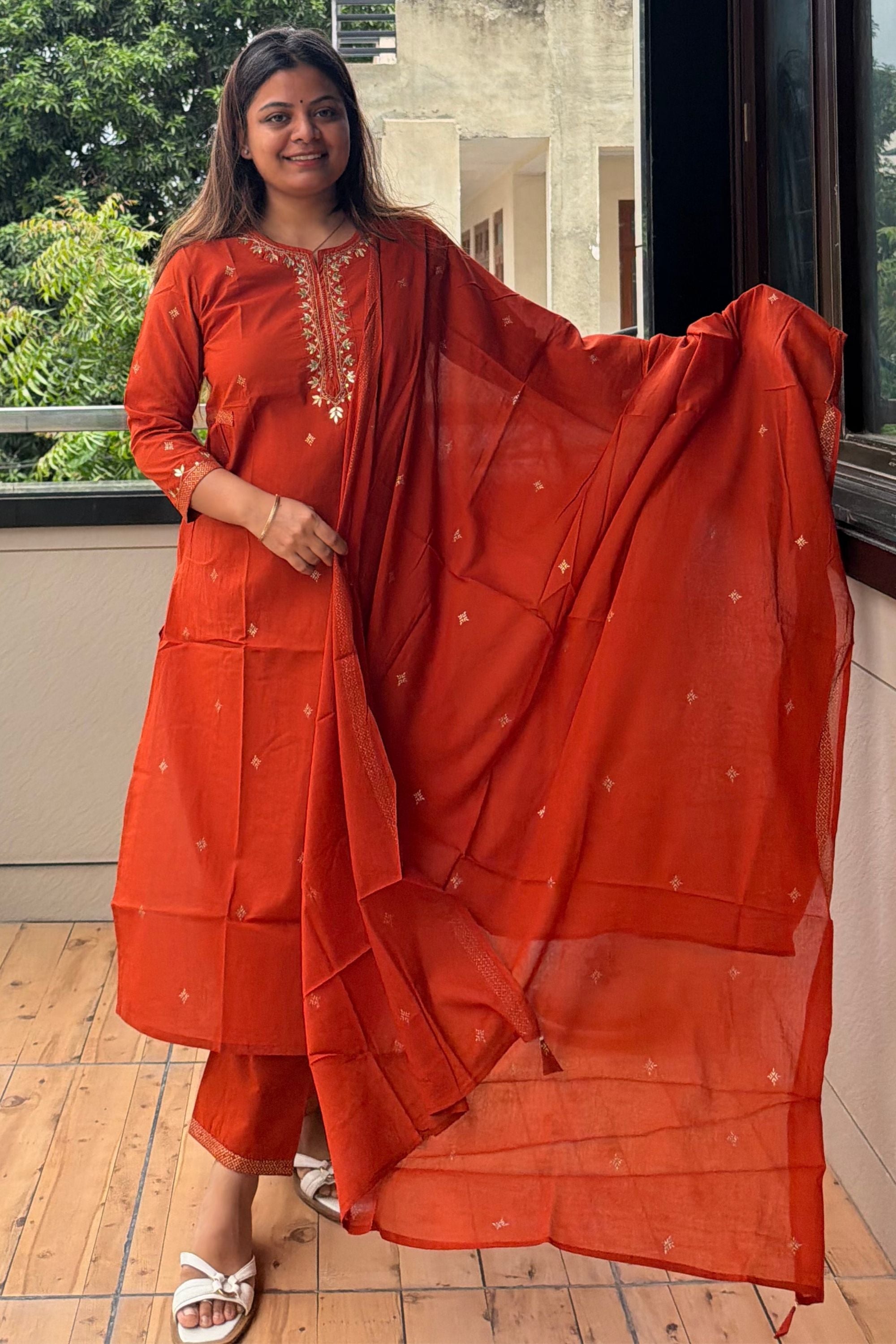 Dupatta Pant Set