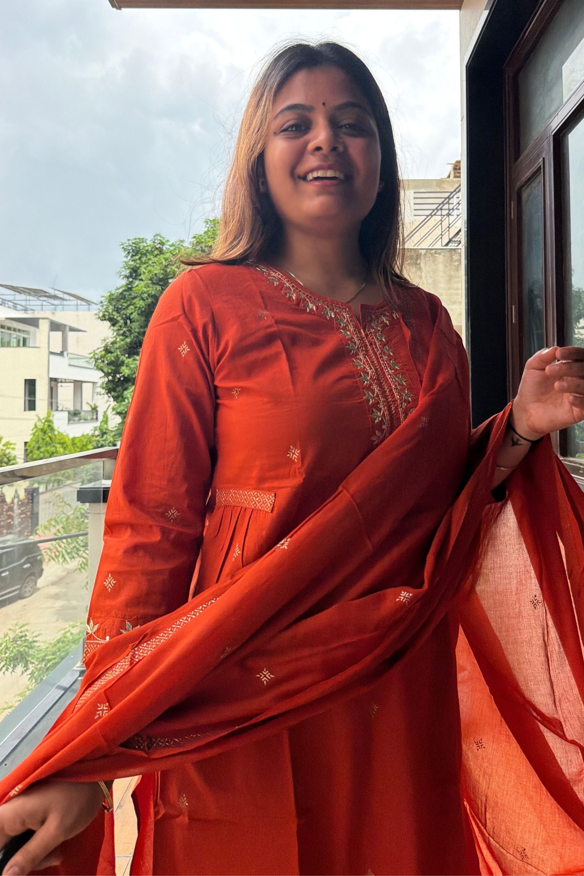 Dupatta Pant Set