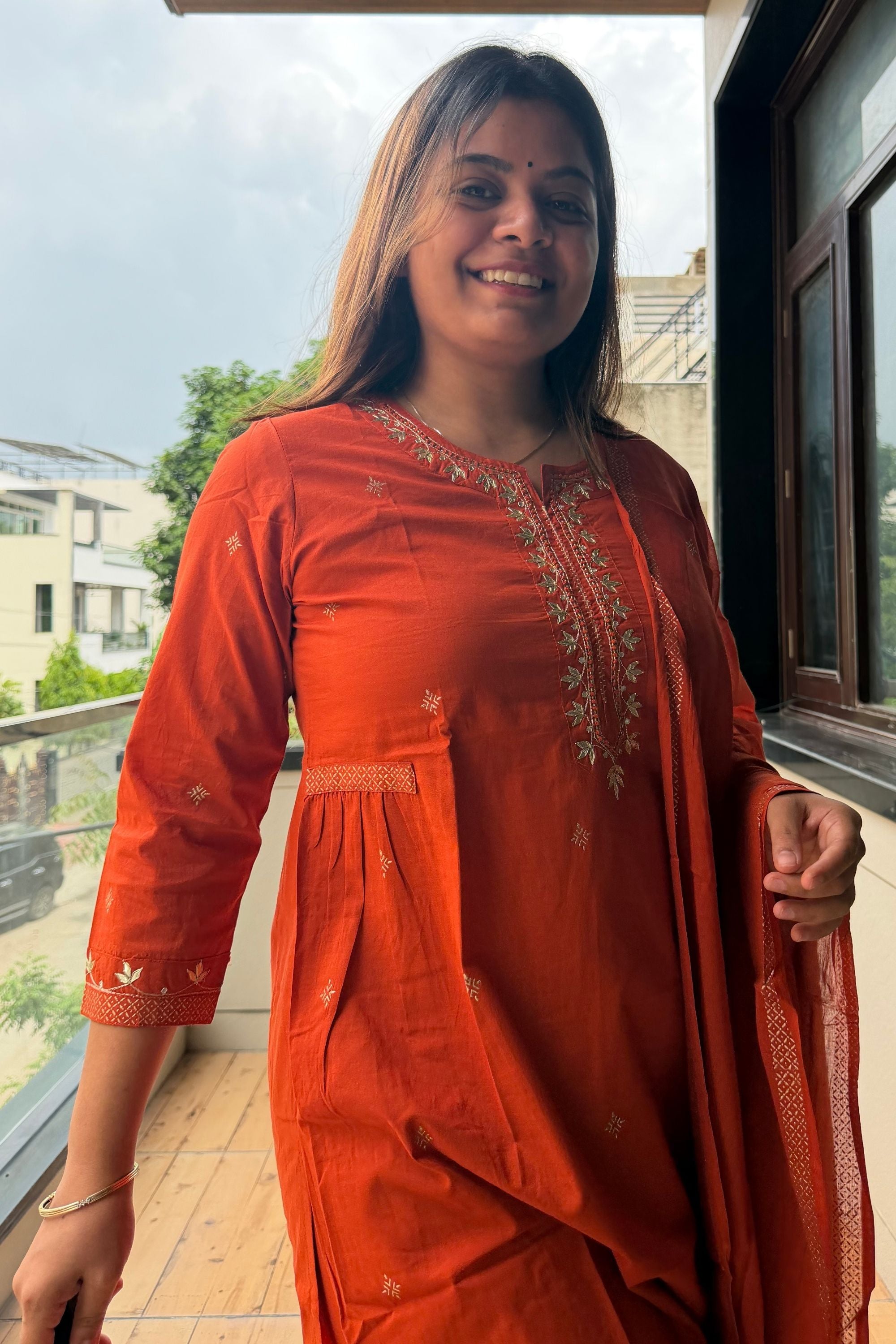 Dupatta Pant Set