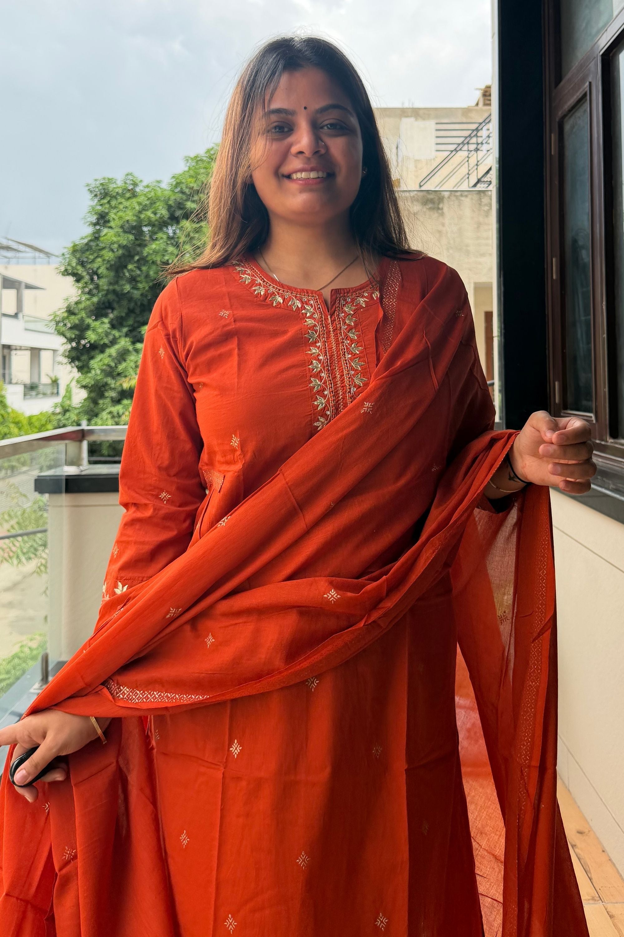 Dupatta Pant Set