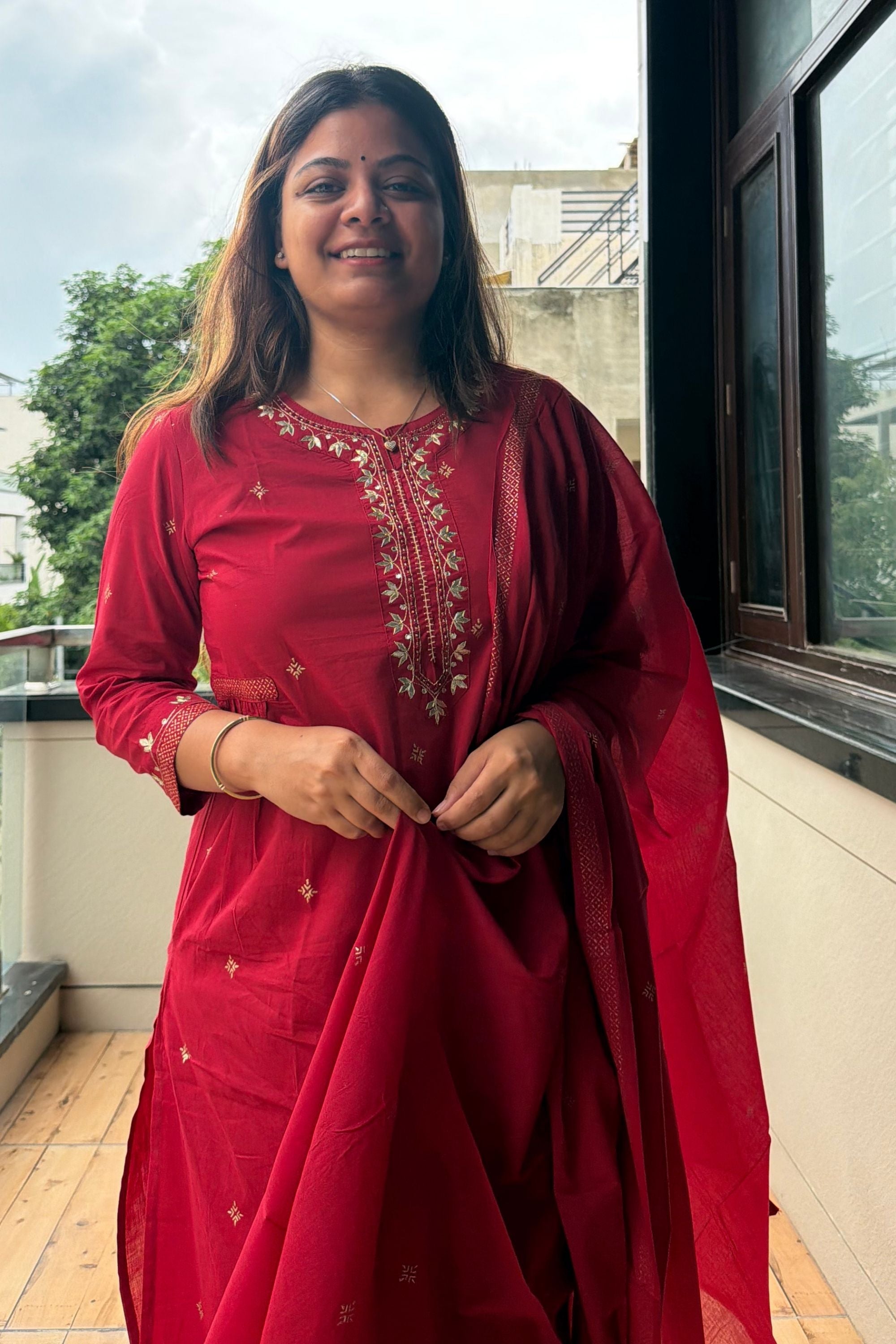 Dupatta Pant Set