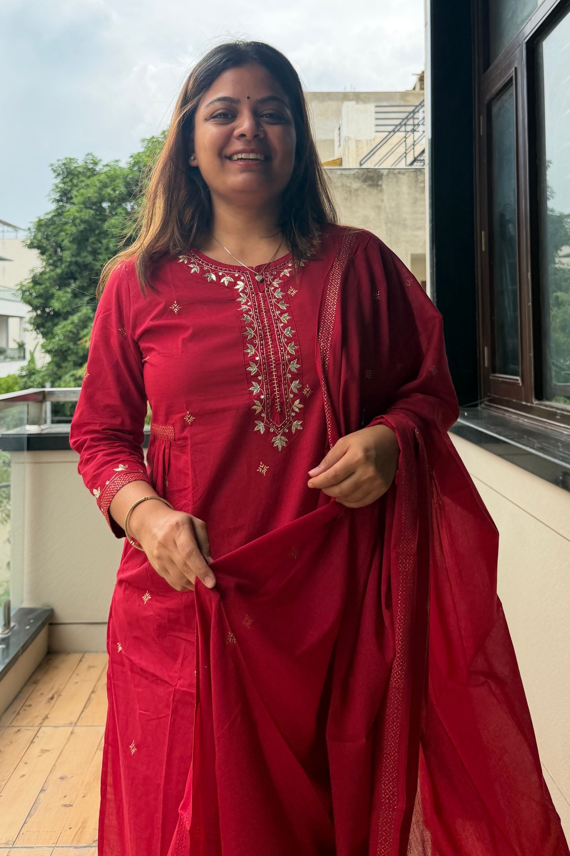 Dupatta Pant Set