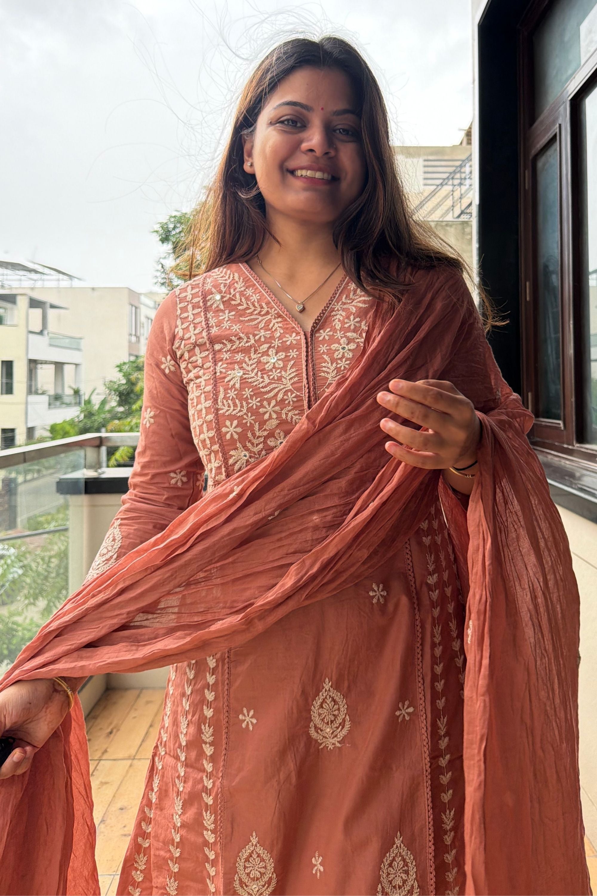 Dupatta Pant Set