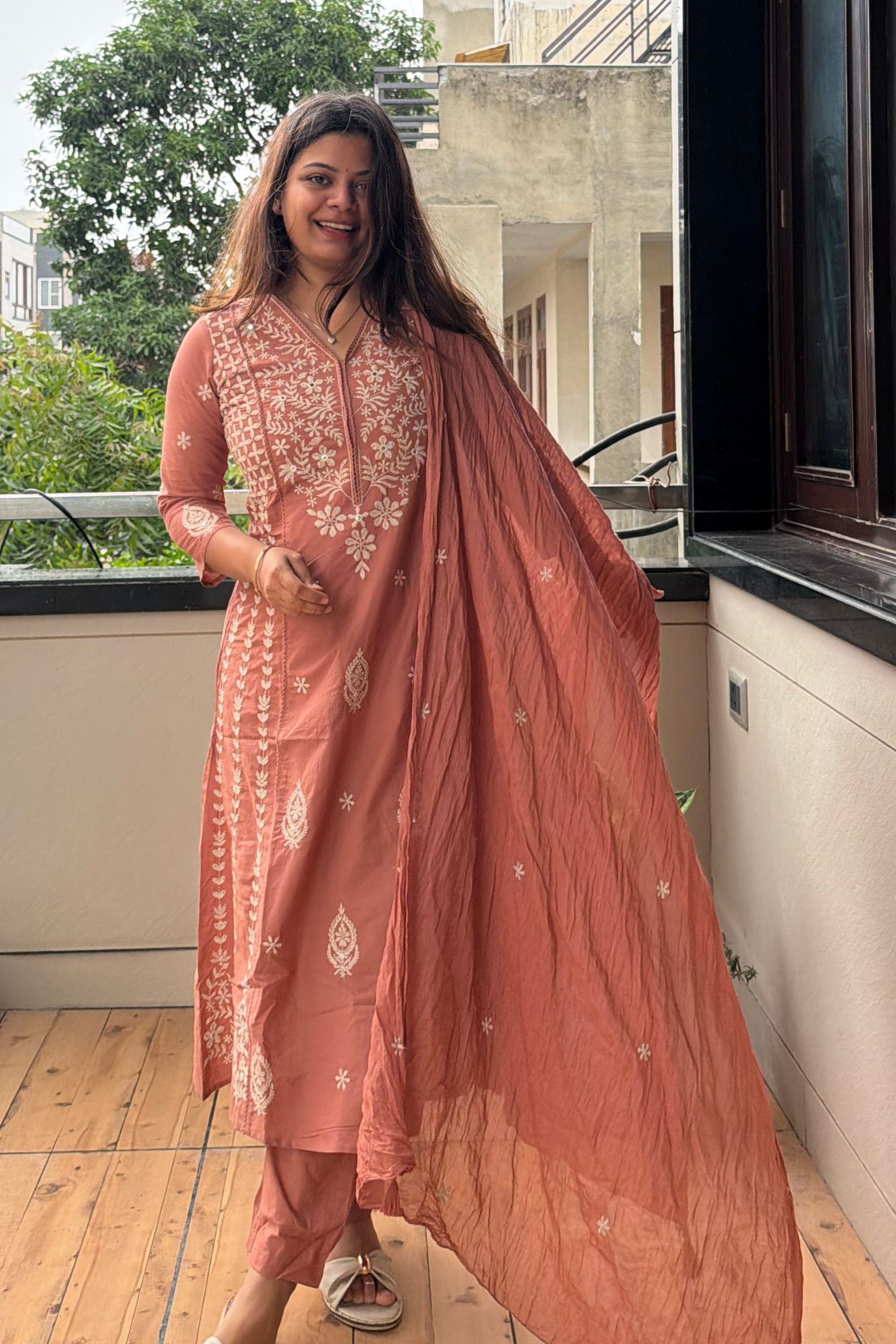 Dupatta Pant Set