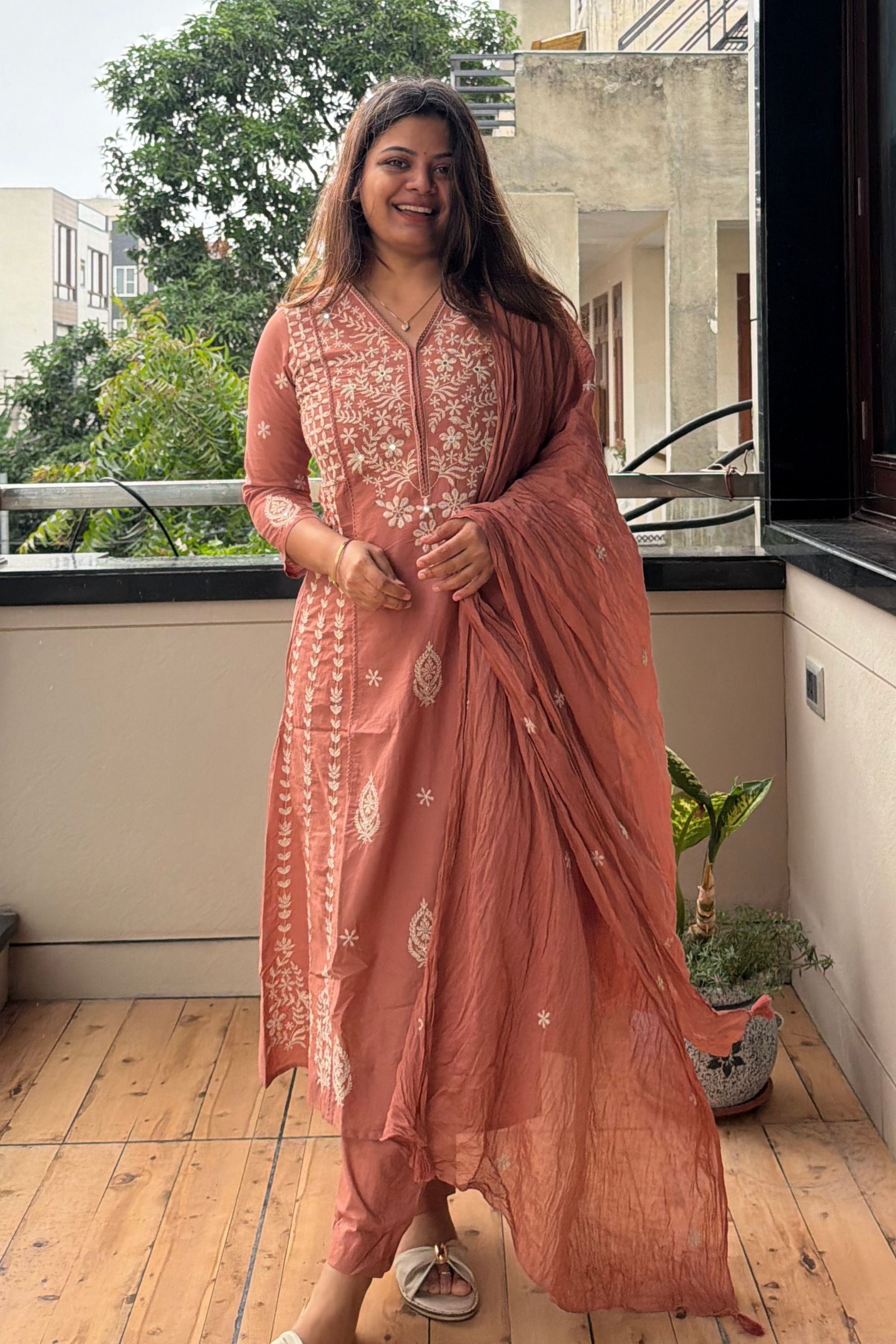 Dupatta Pant Set