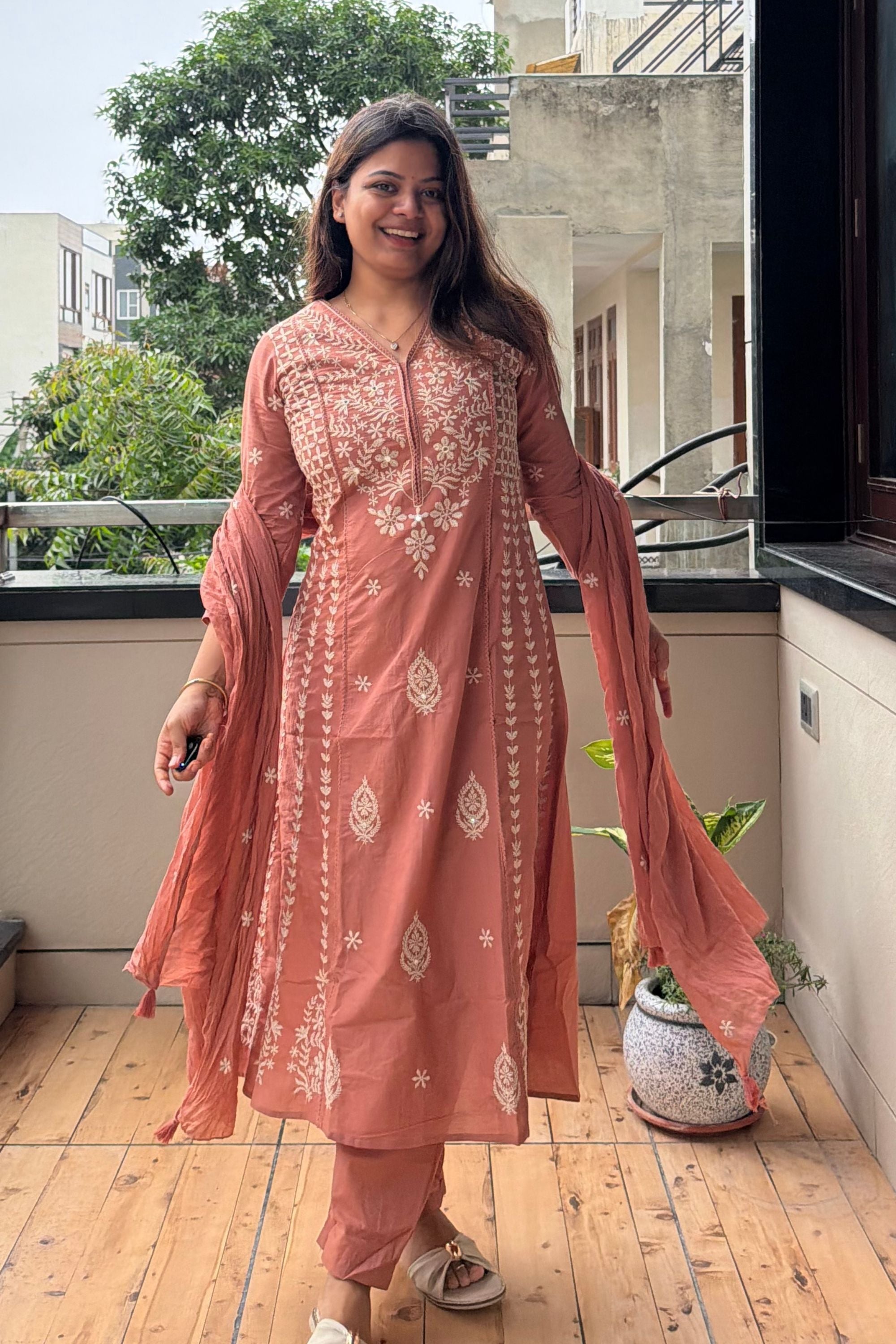 Dupatta Pant Set