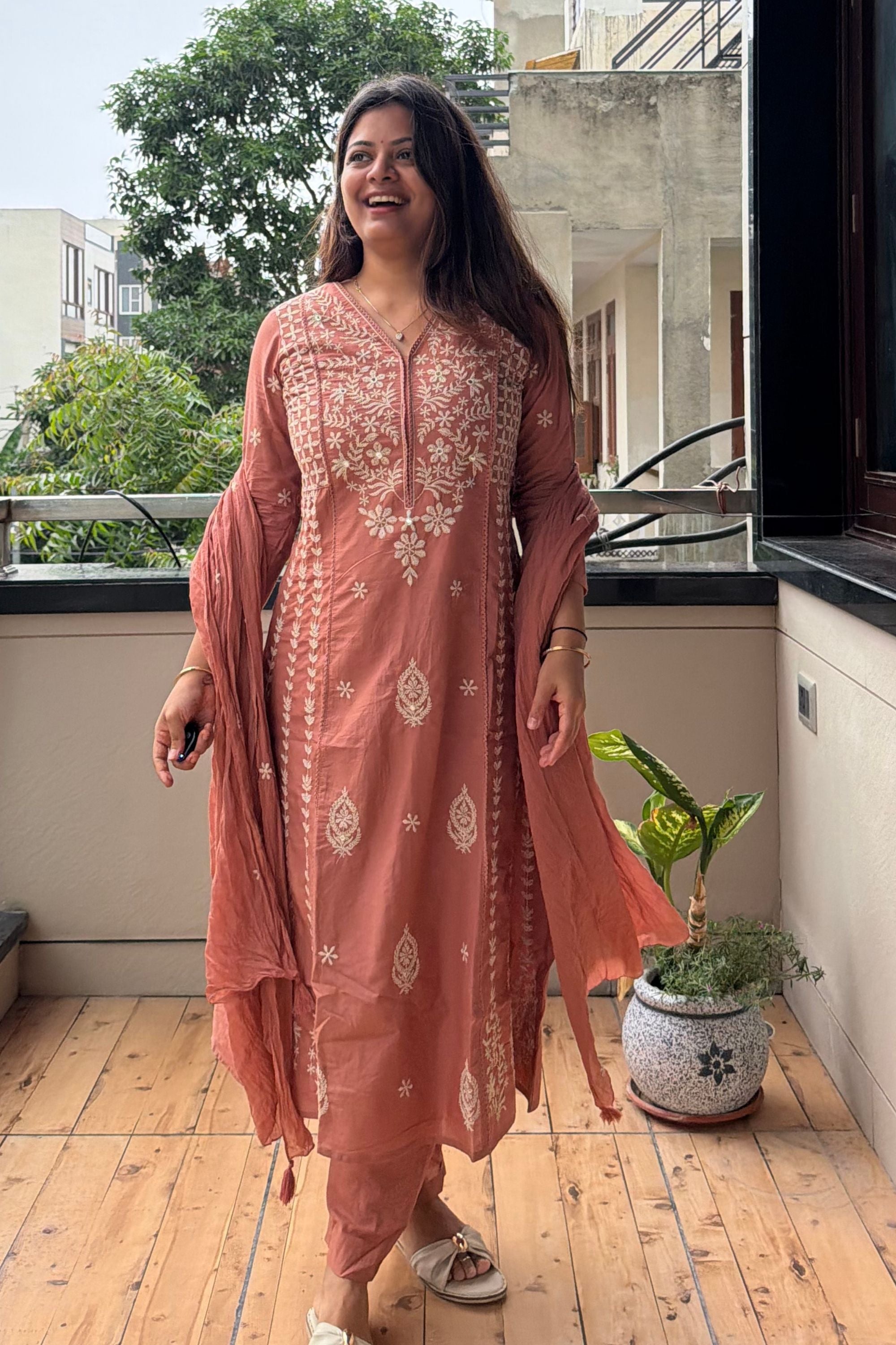 Dupatta Pant Set