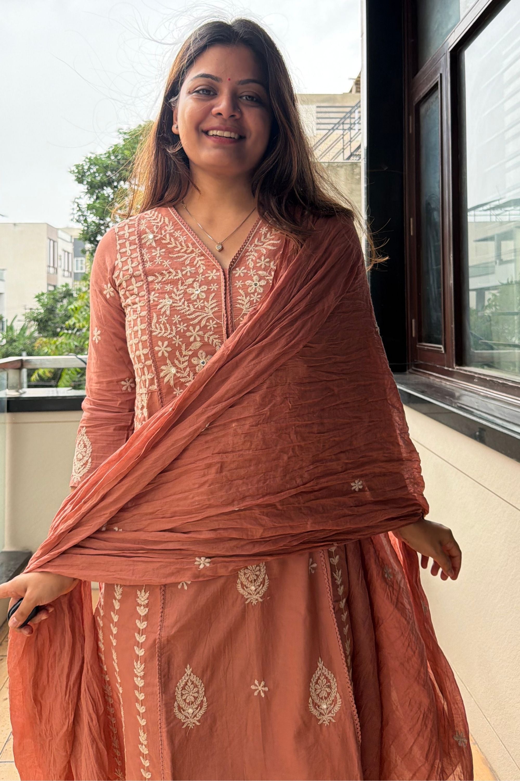 Dupatta Pant Set