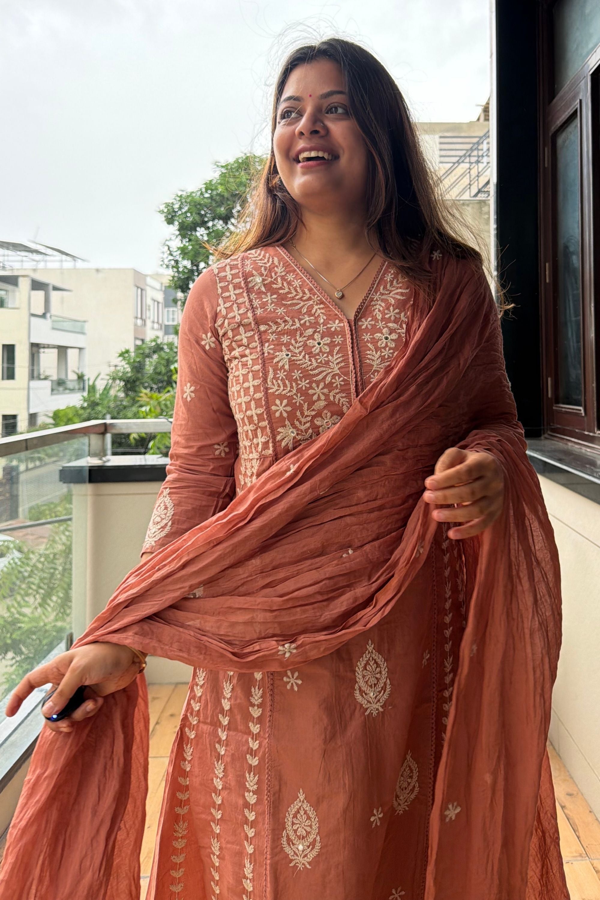 Dupatta Pant Set