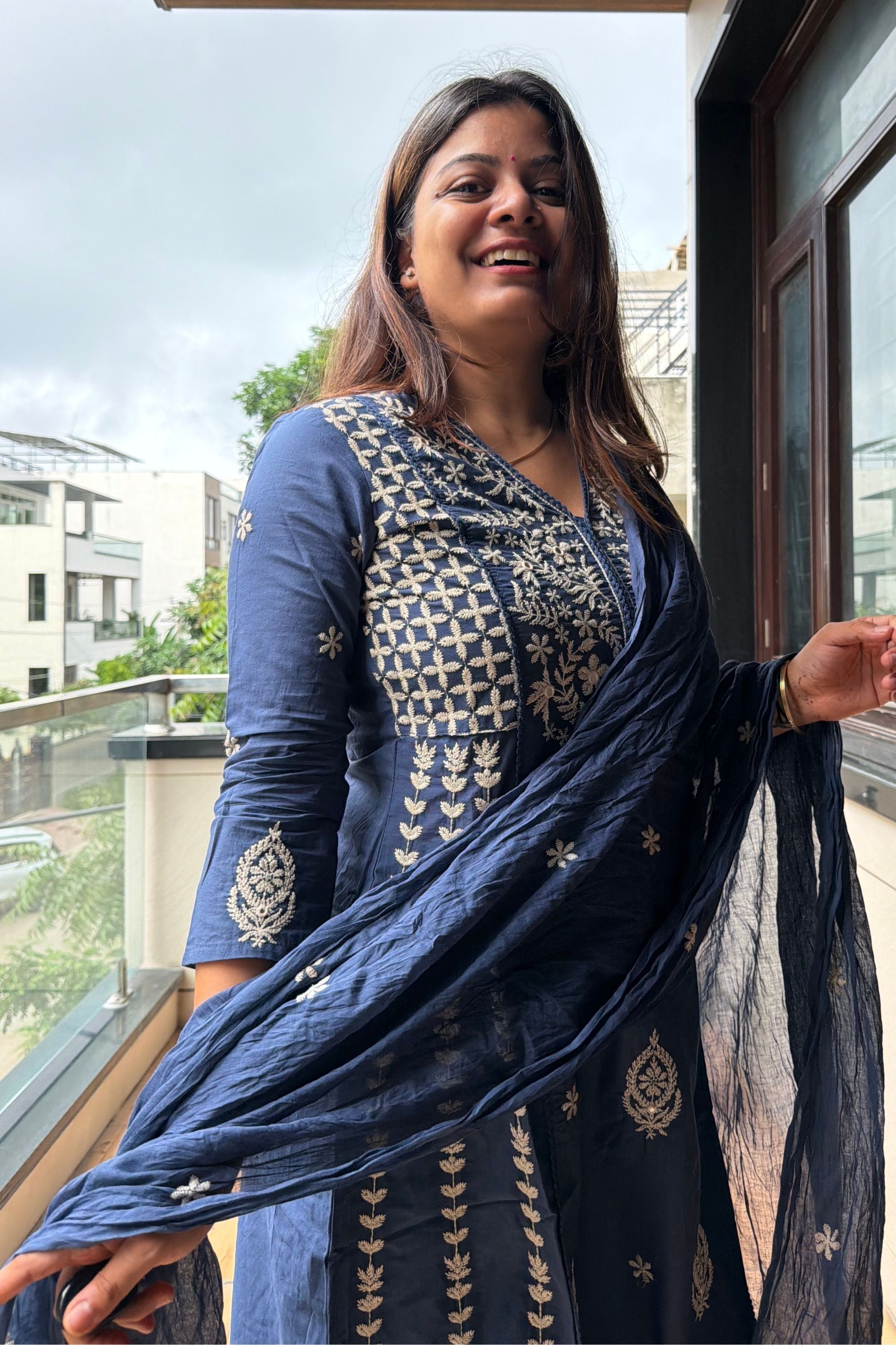 Dupatta Pant Set