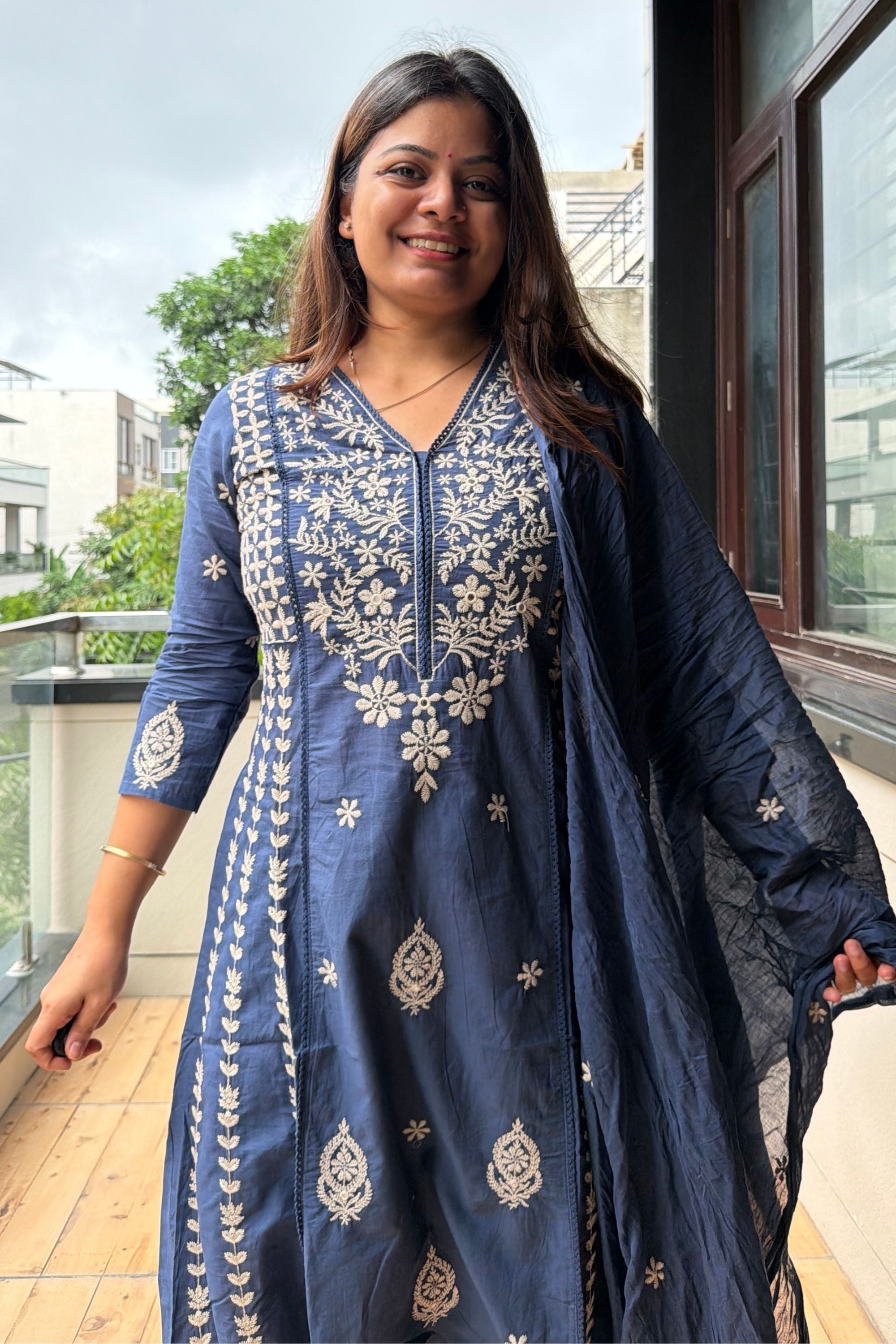 Dupatta Pant Set