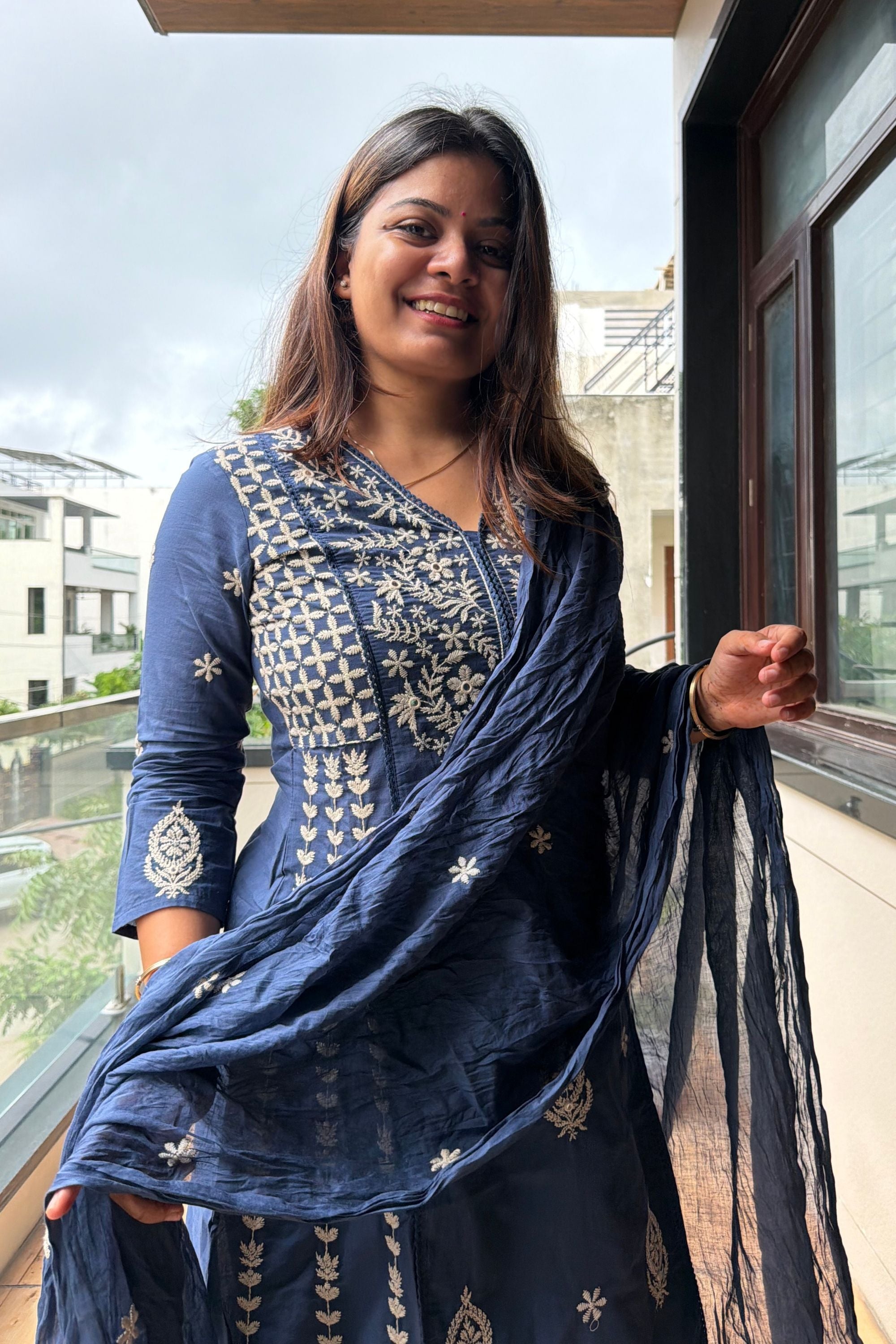 Dupatta Pant Set