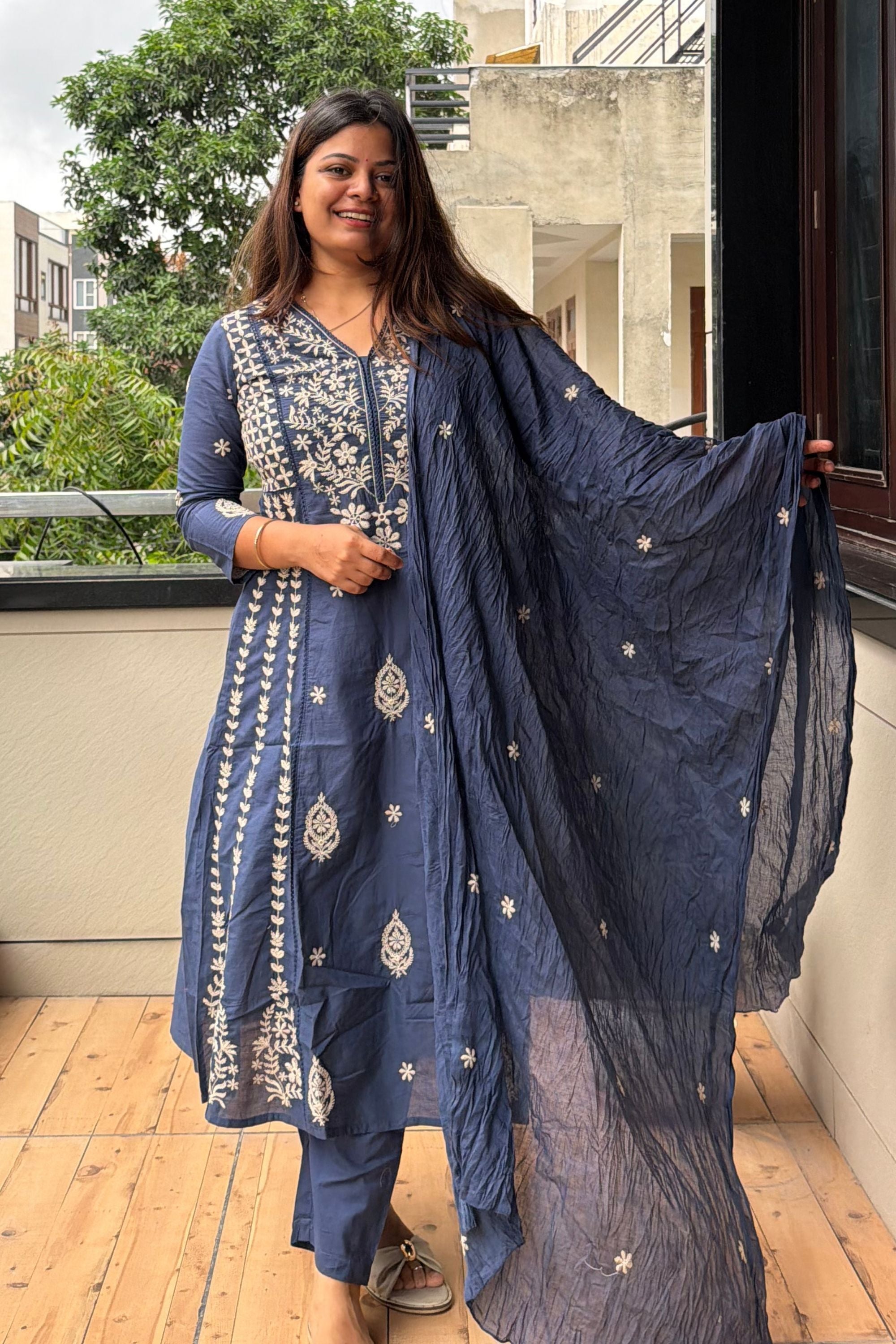 Dupatta Pant Set