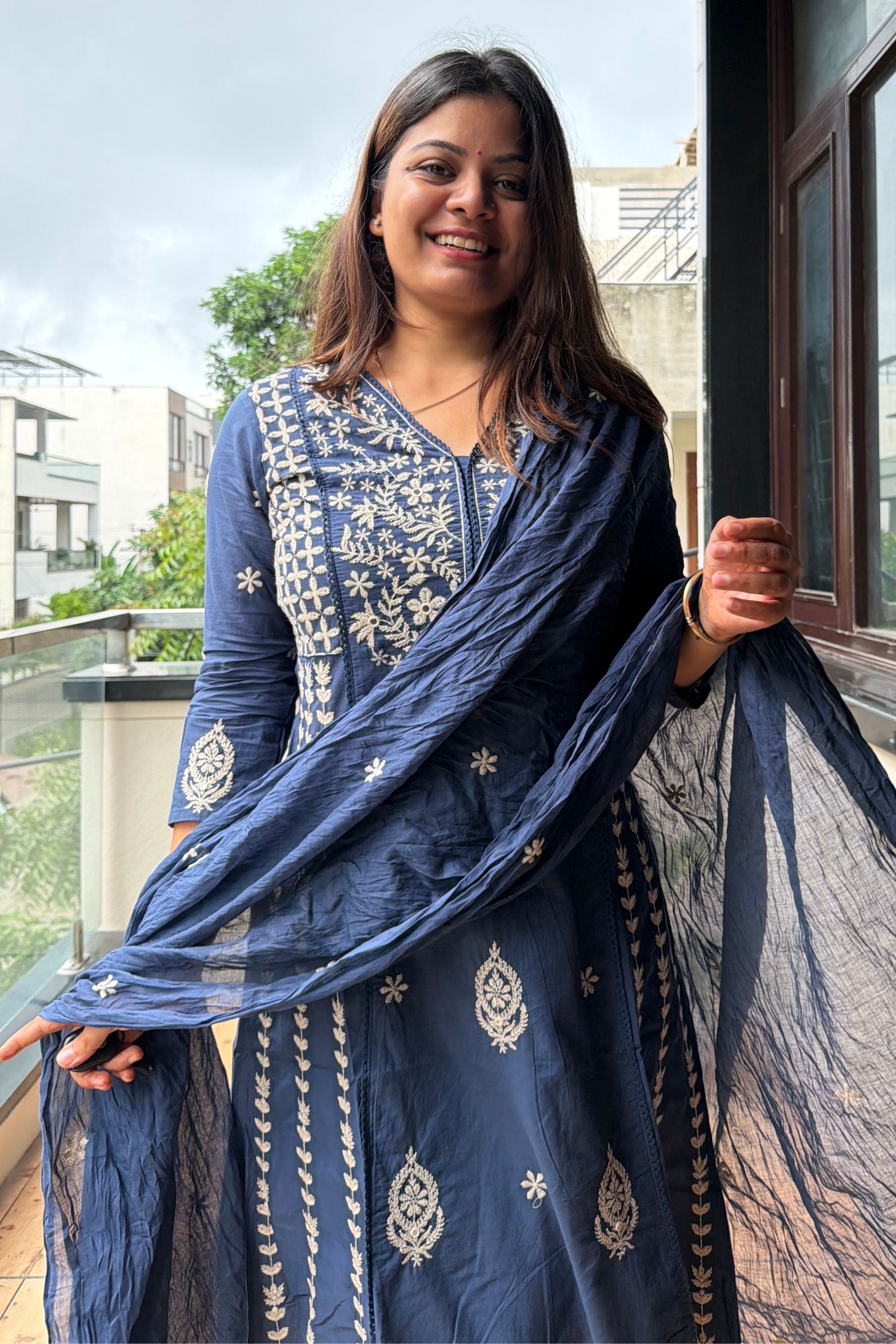 Dupatta Pant Set