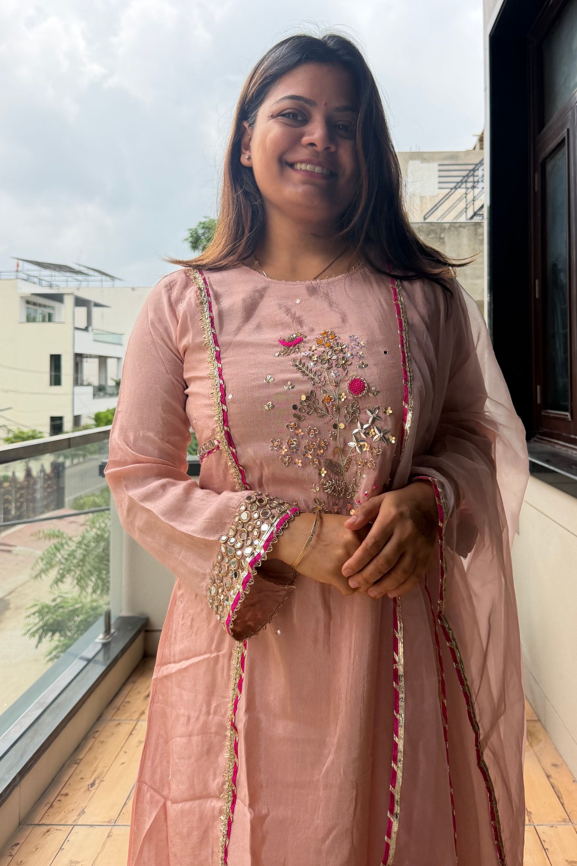 Dupatta Pant Set