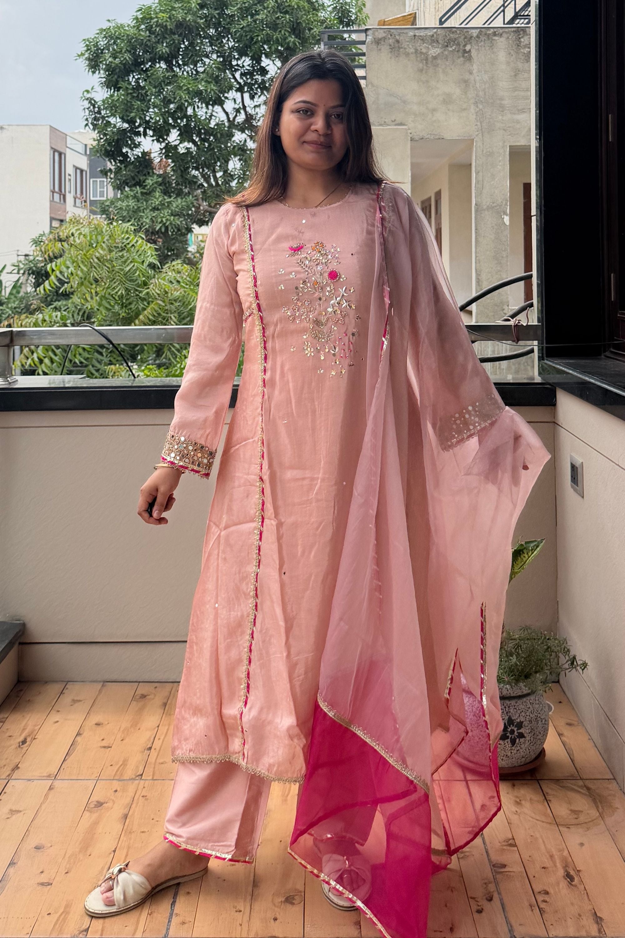 Dupatta Pant Set