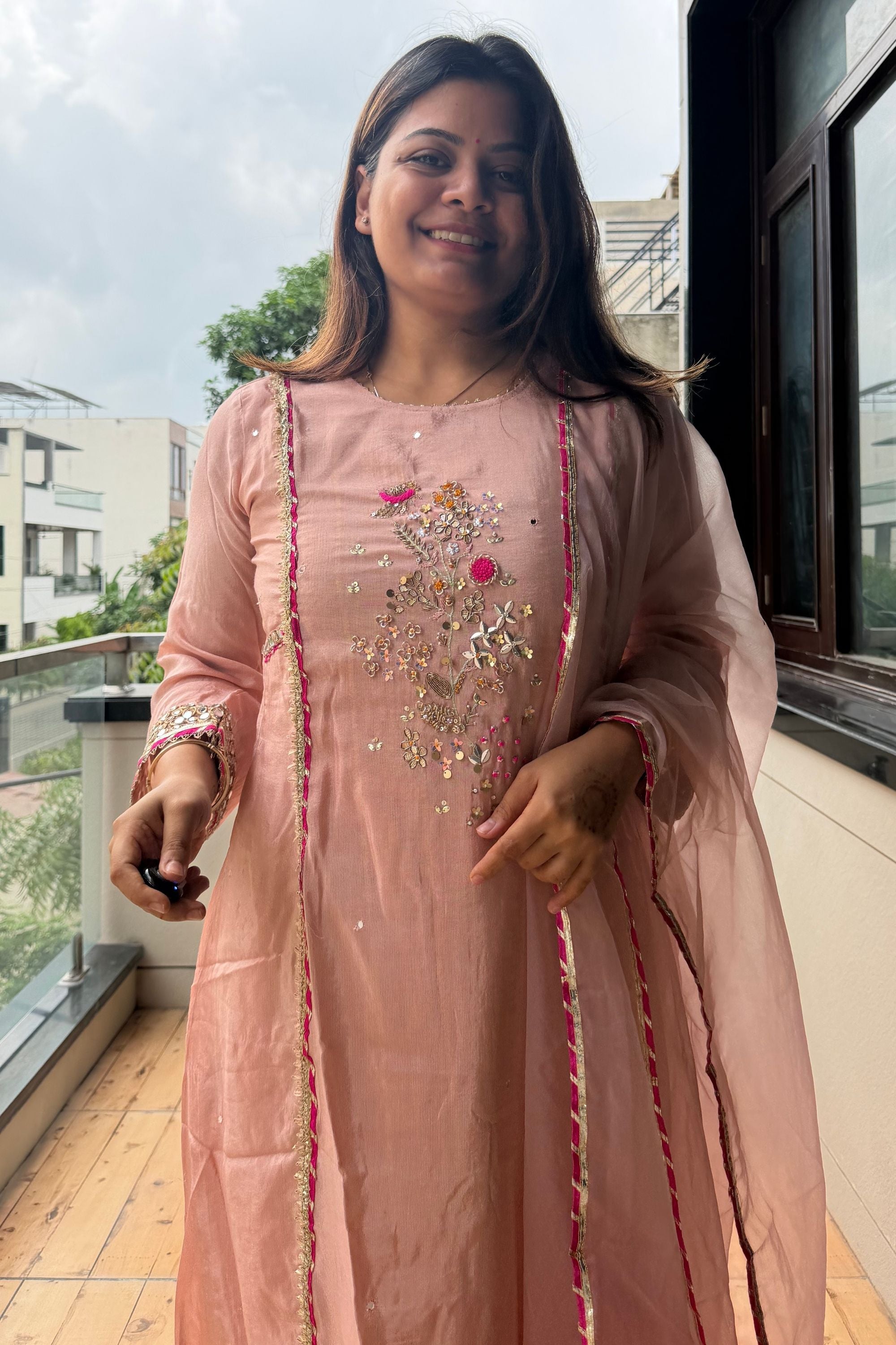 Dupatta Pant Set