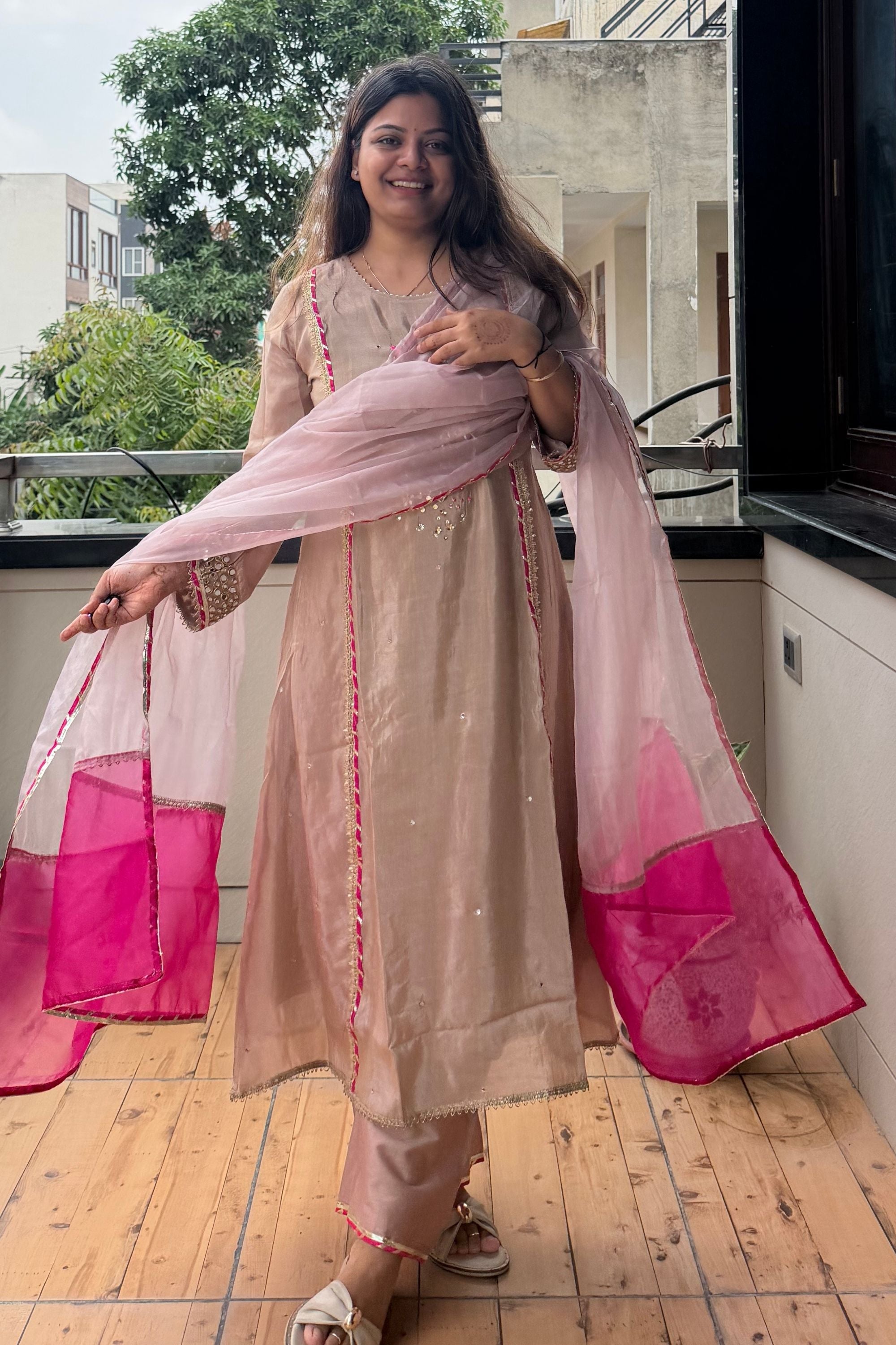 Dupatta Pant Set