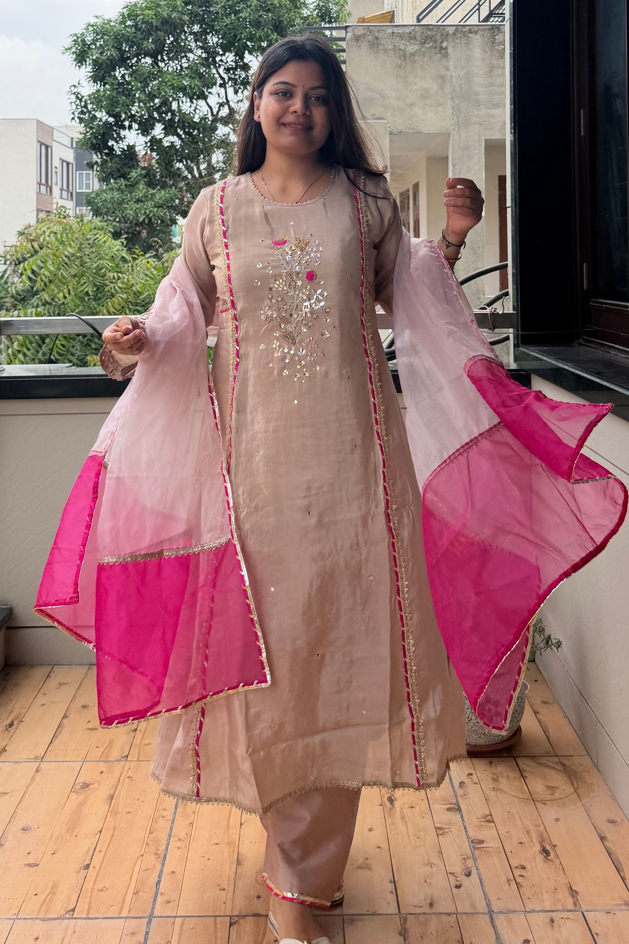 Dupatta Pant Set