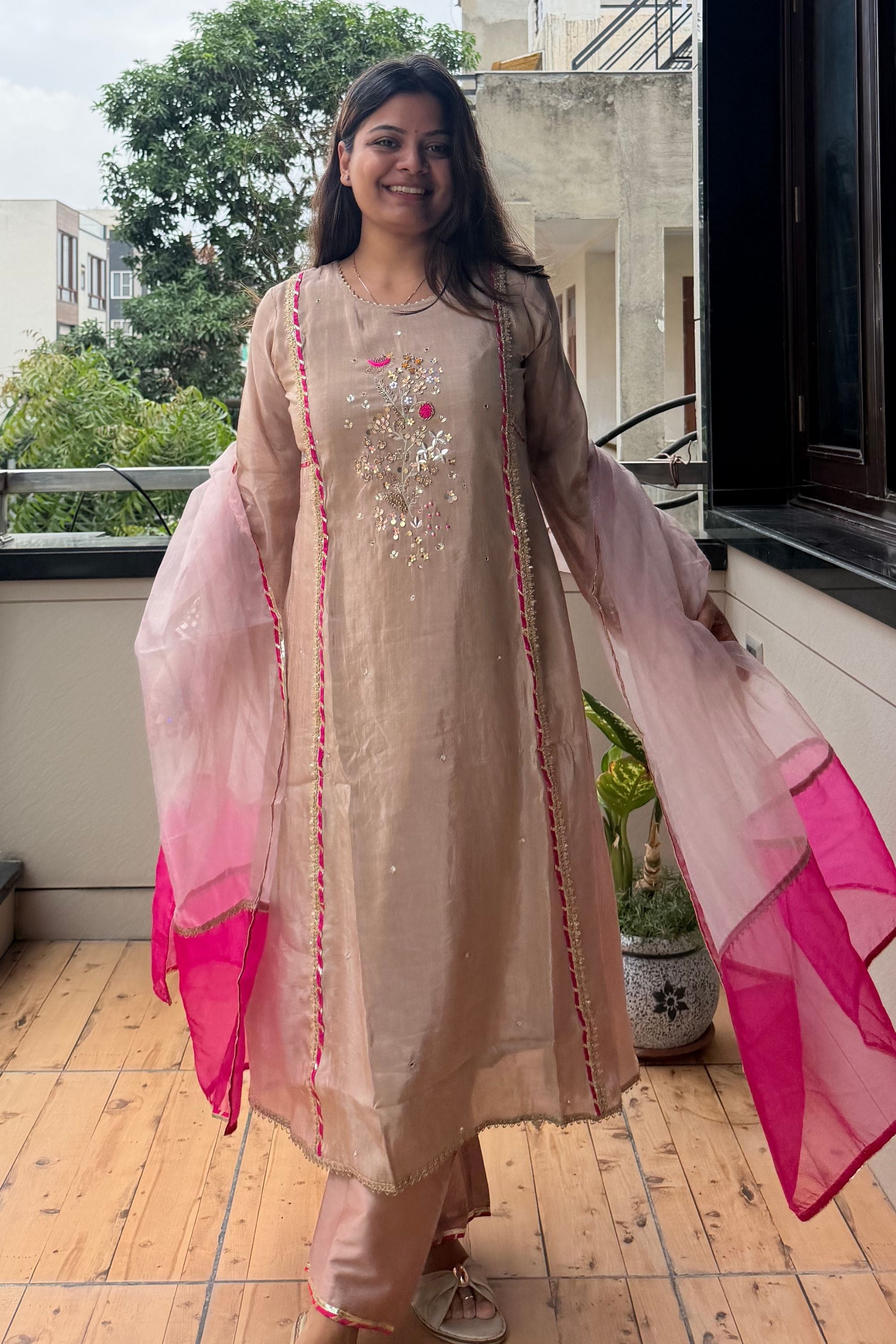 Dupatta Pant Set
