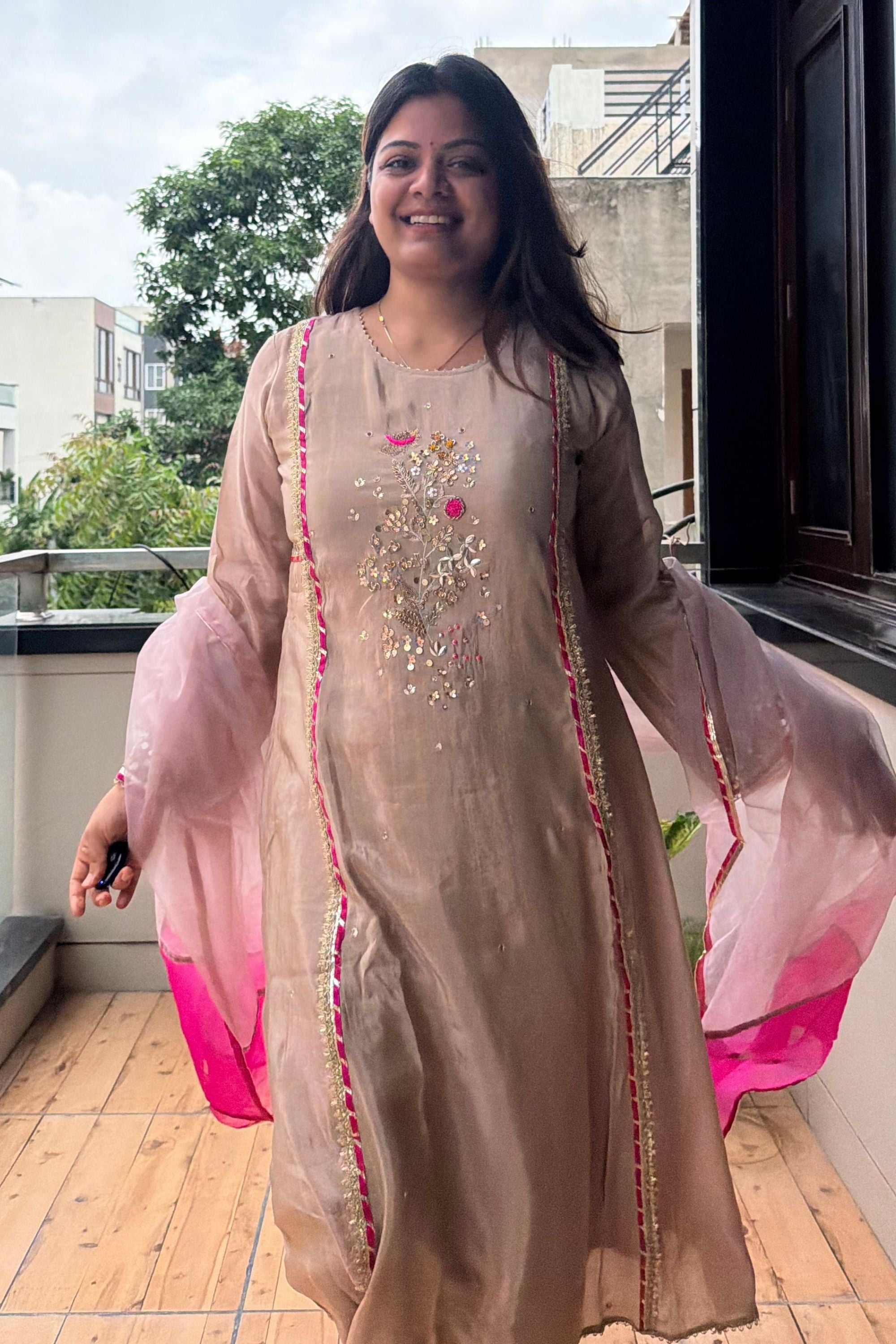 Dupatta Pant Set