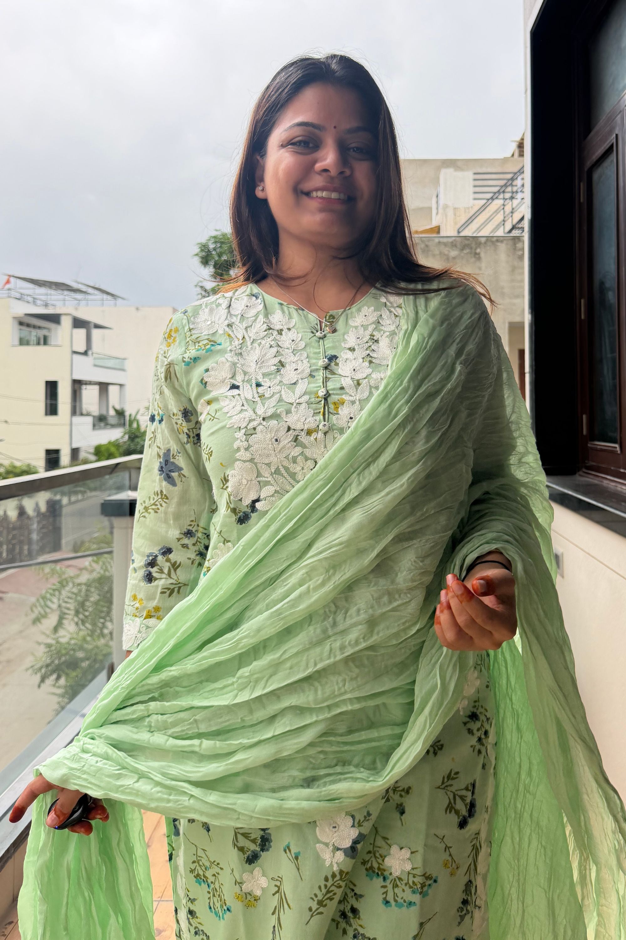 Dupatta Pant Set