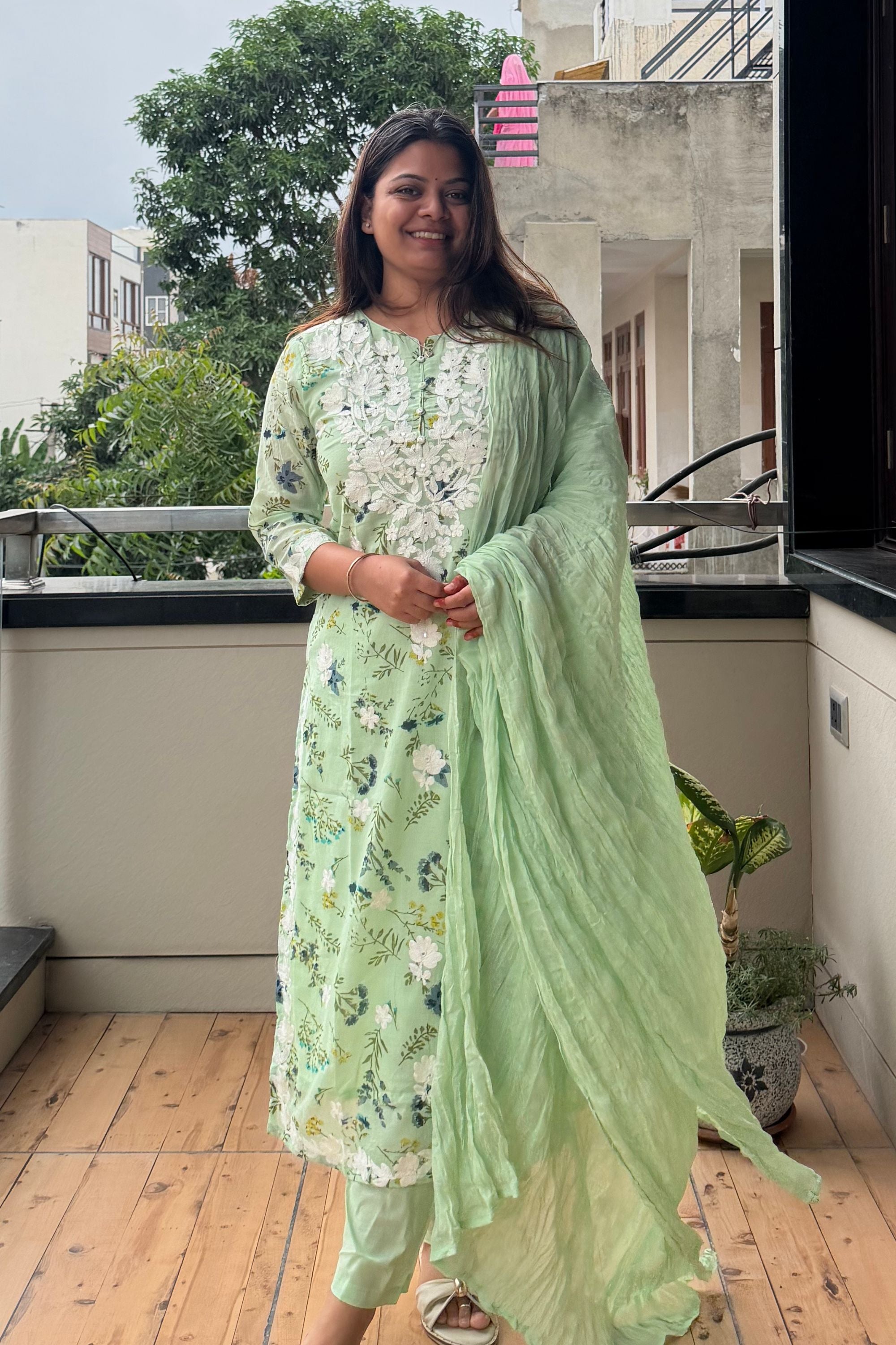 Dupatta Pant Set