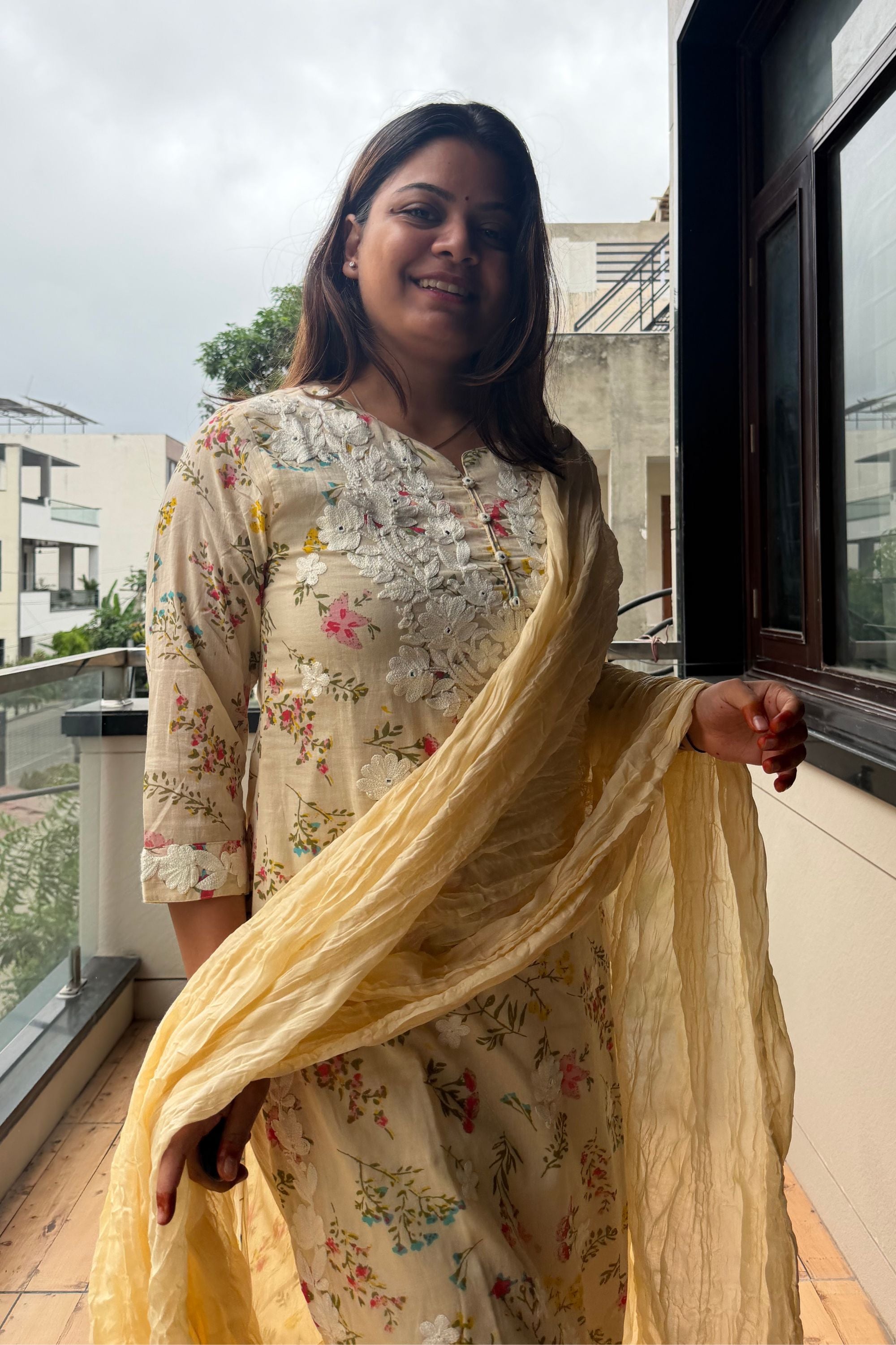 Dupatta Pant Set