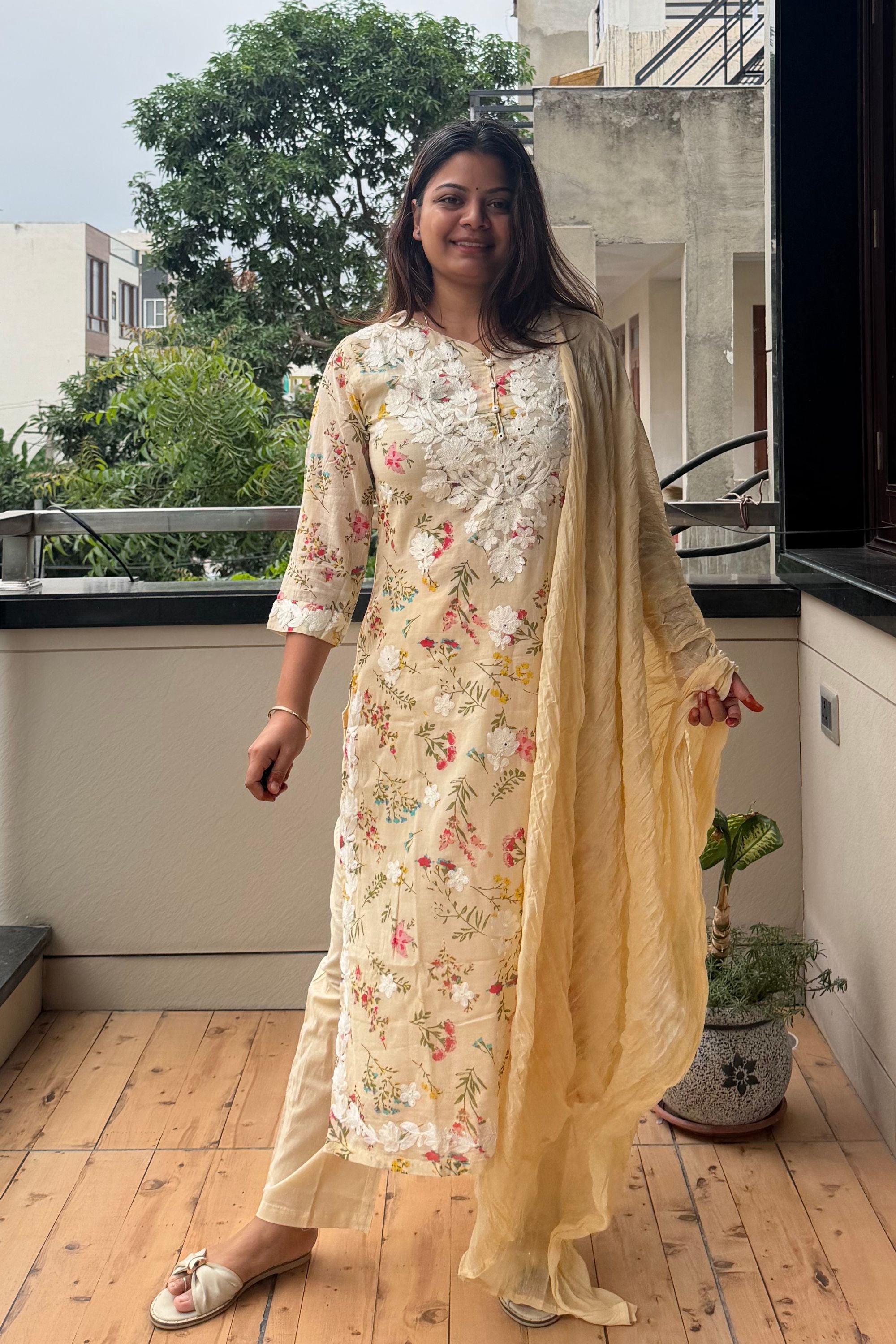 Dupatta Pant Set