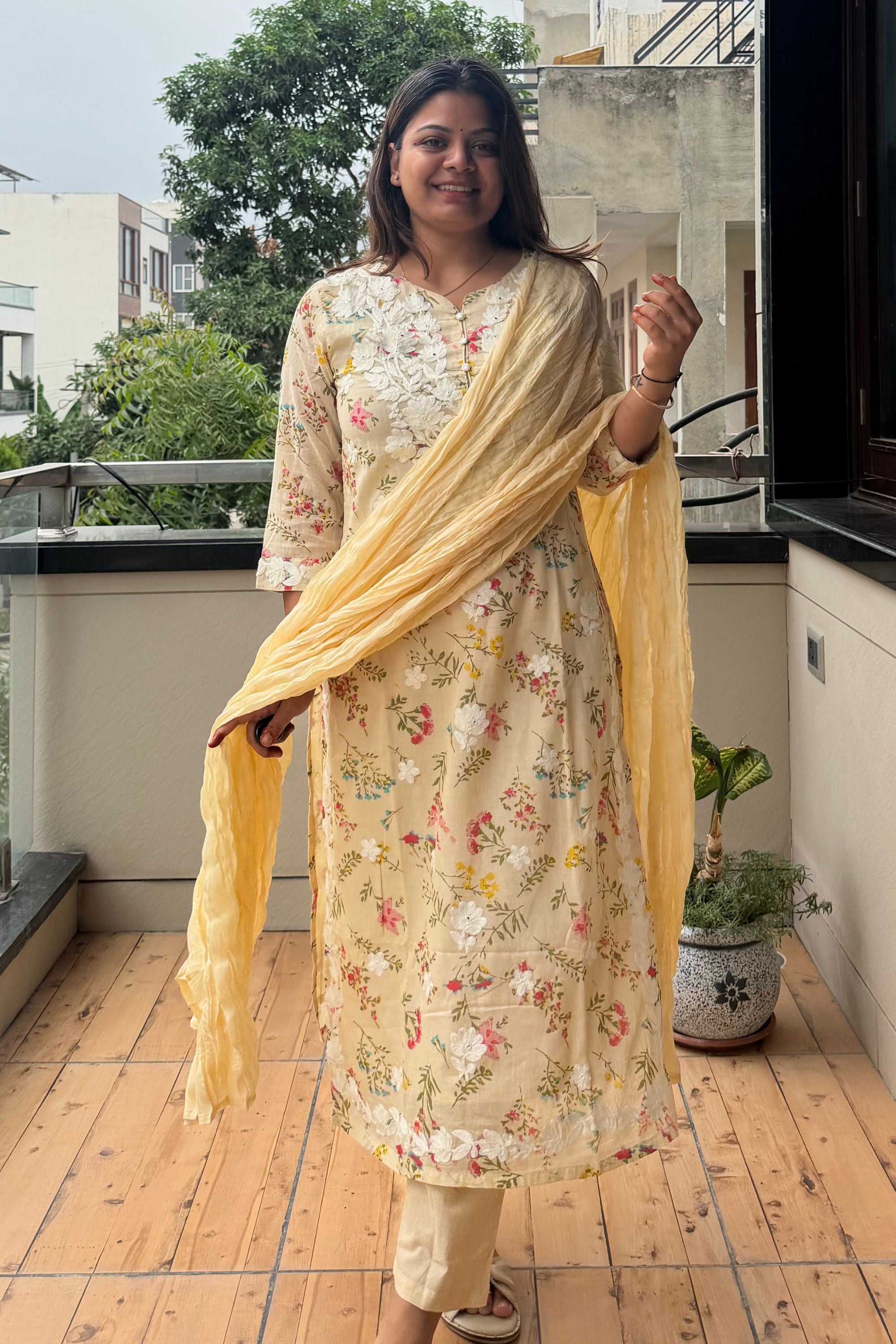 Dupatta Pant Set