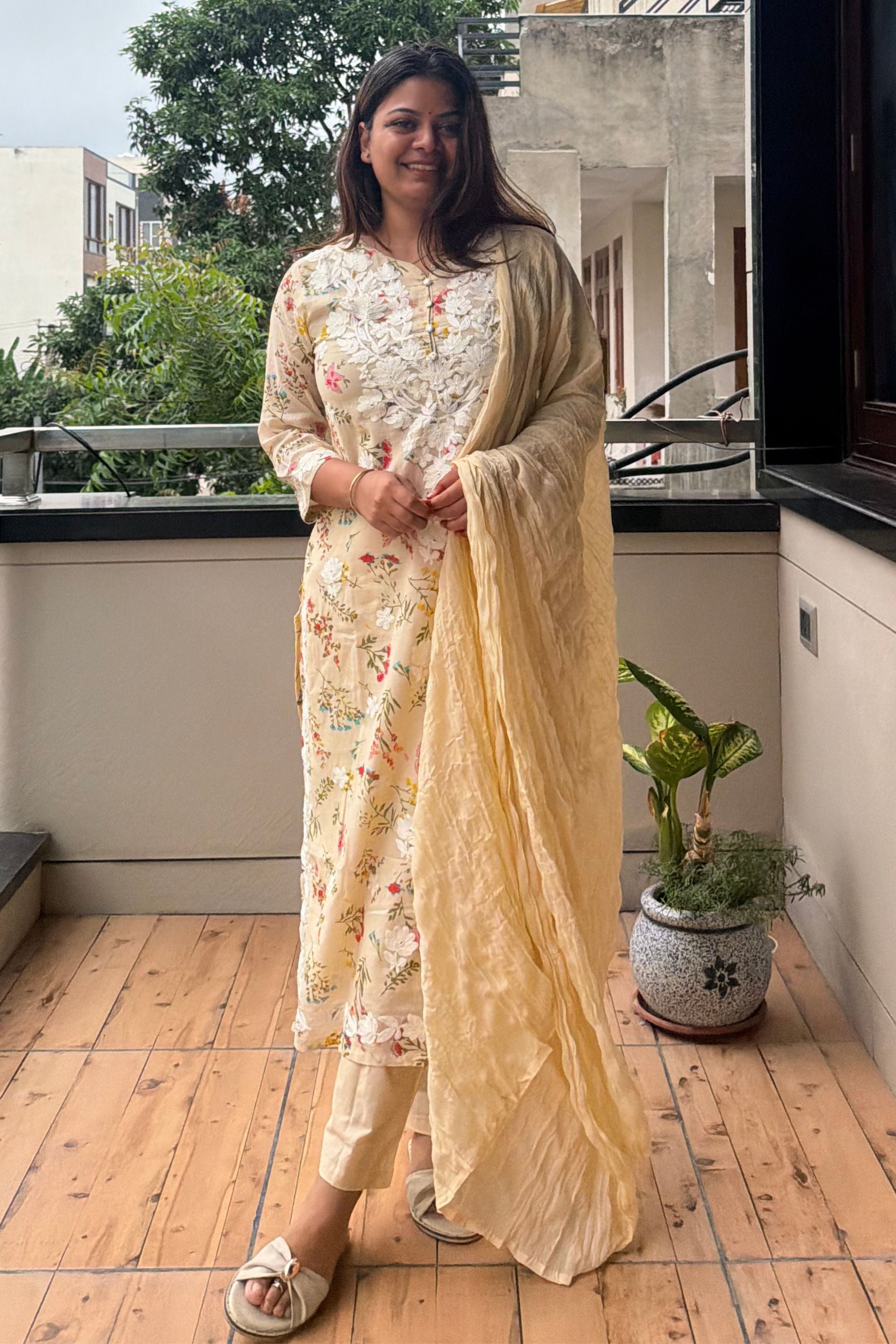 Dupatta Pant Set