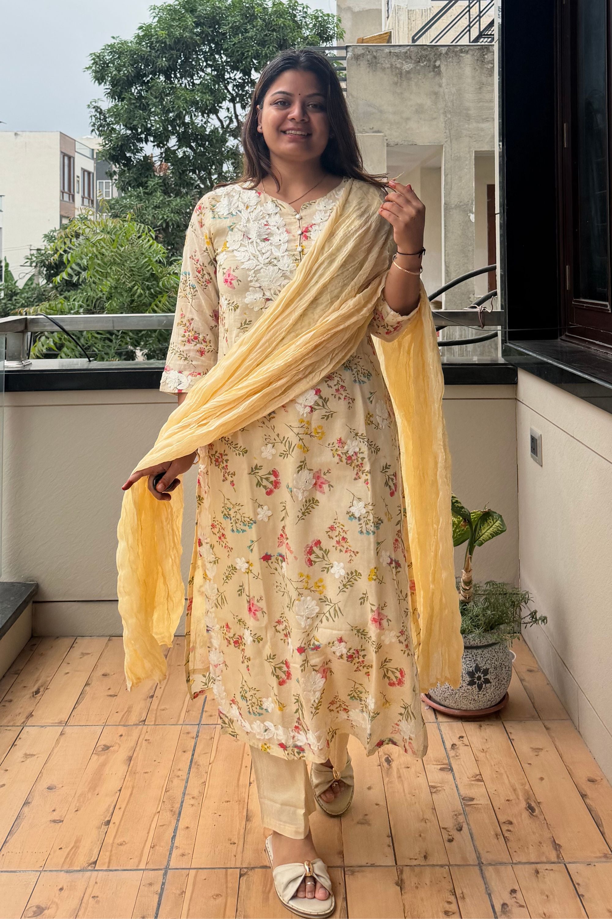 Dupatta Pant Set