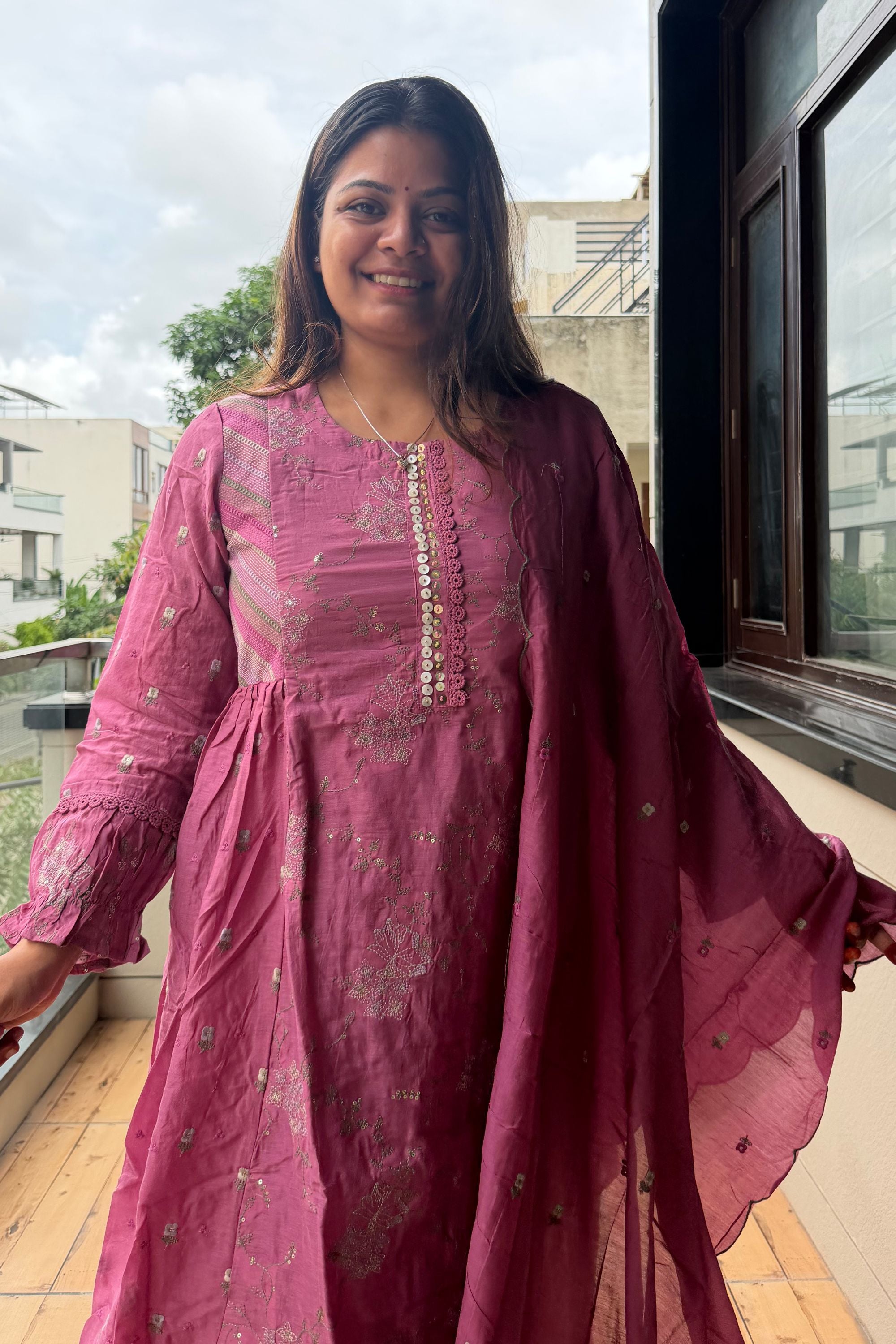 Dupatta Pant Set