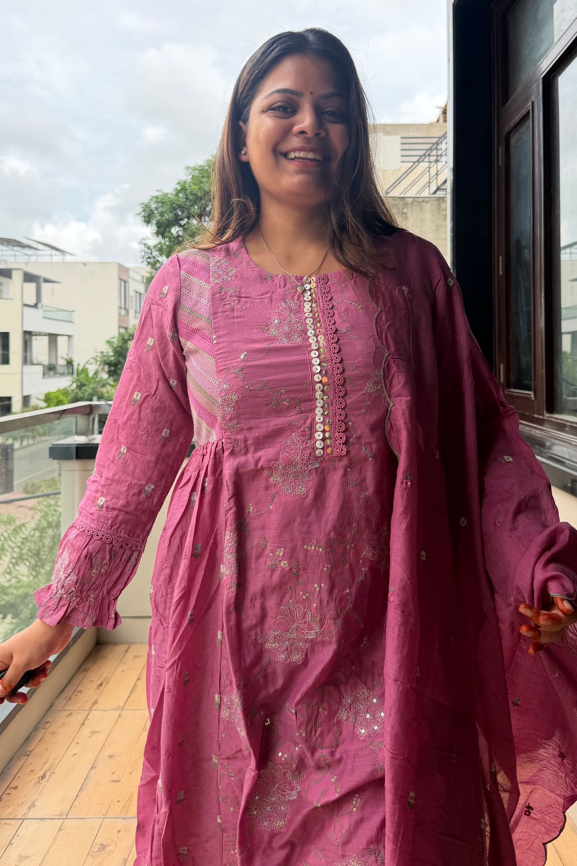 Dupatta Pant Set