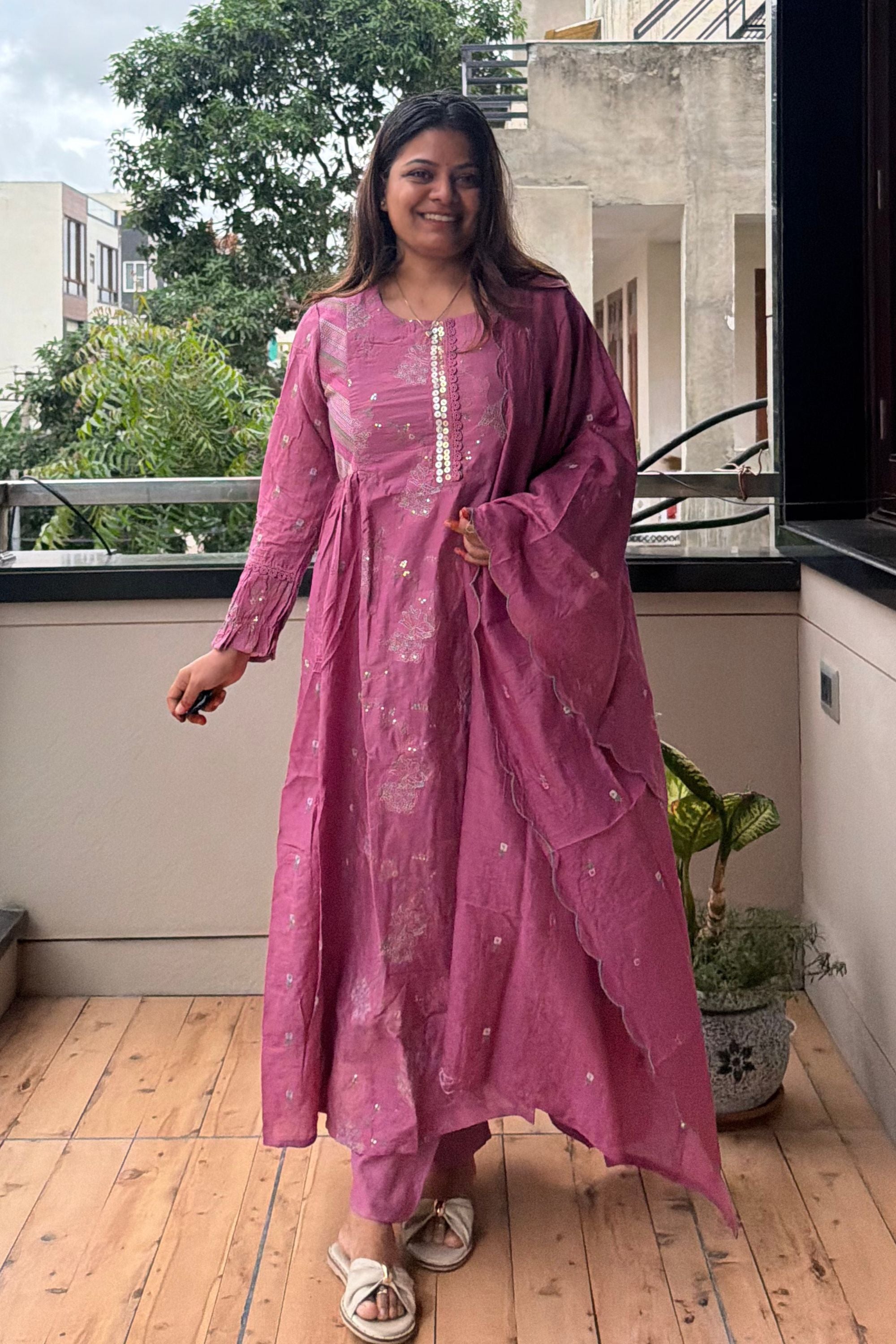 Dupatta Pant Set