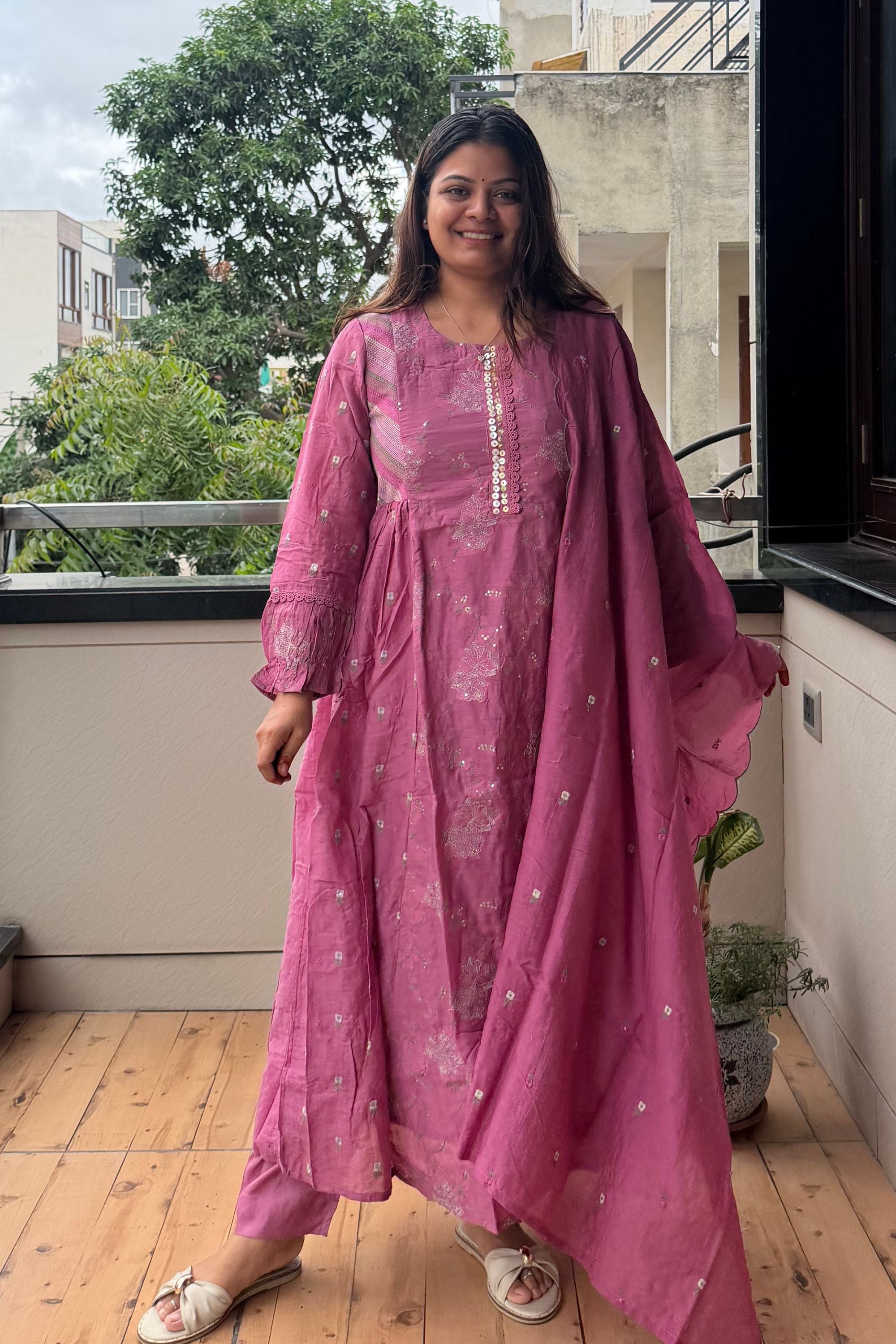 Dupatta Pant Set