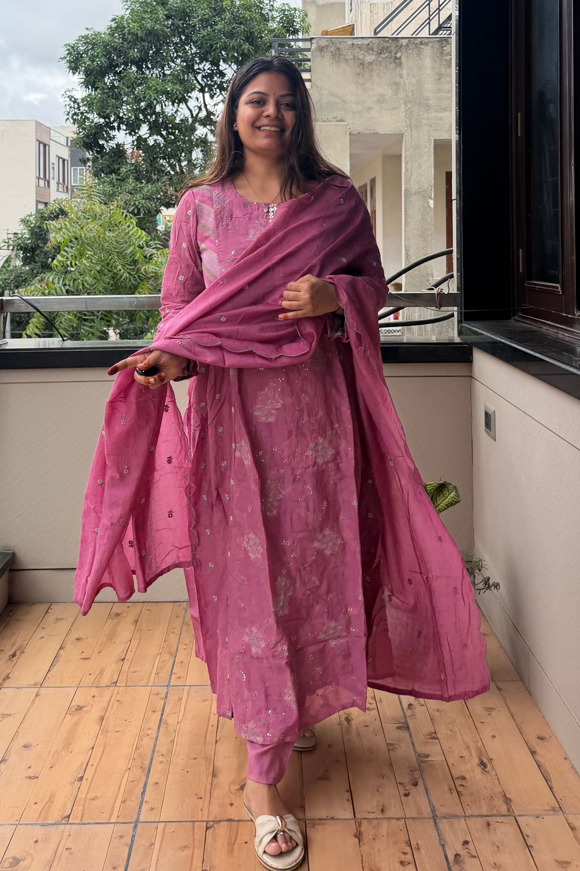 Dupatta Pant Set