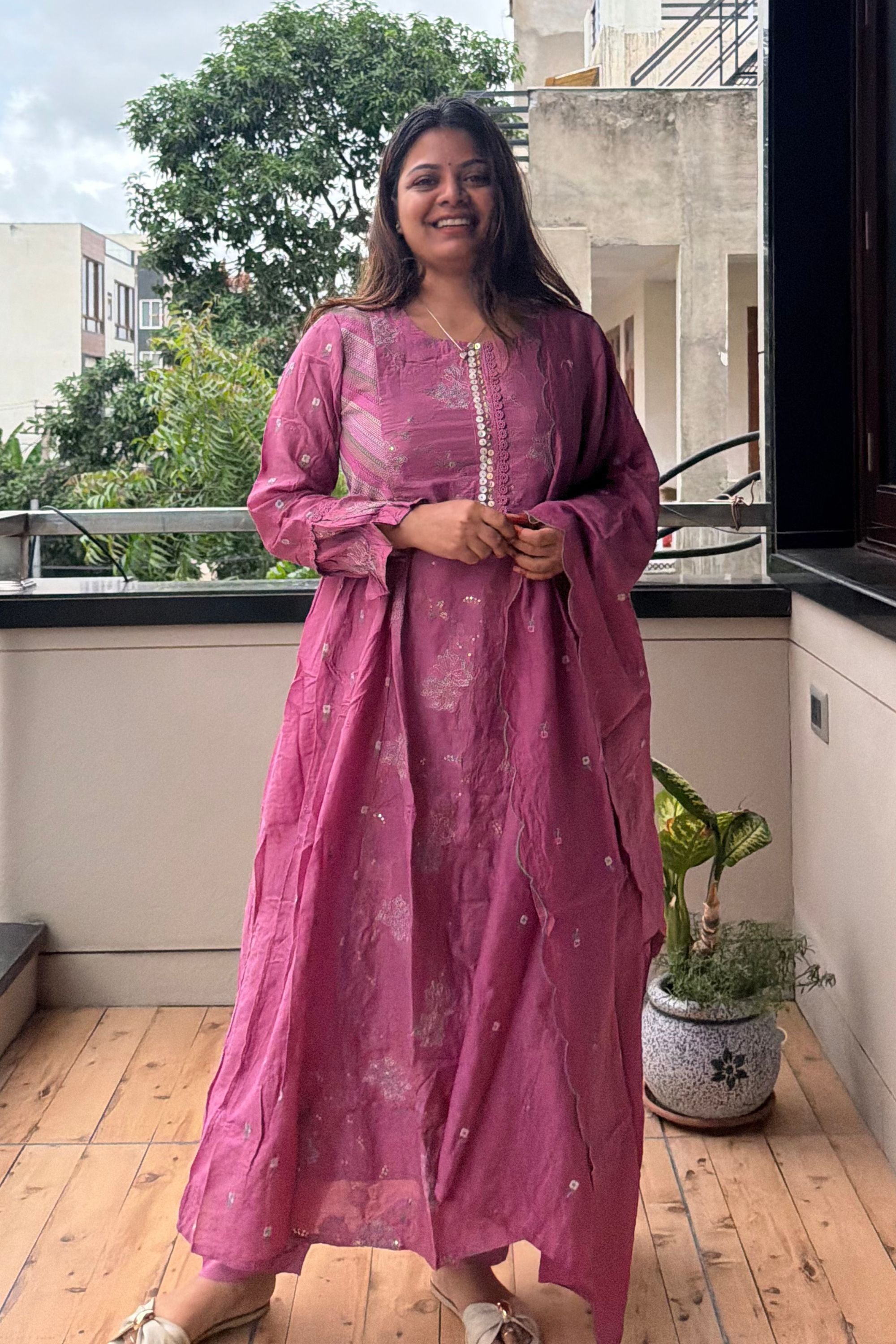 Dupatta Pant Set