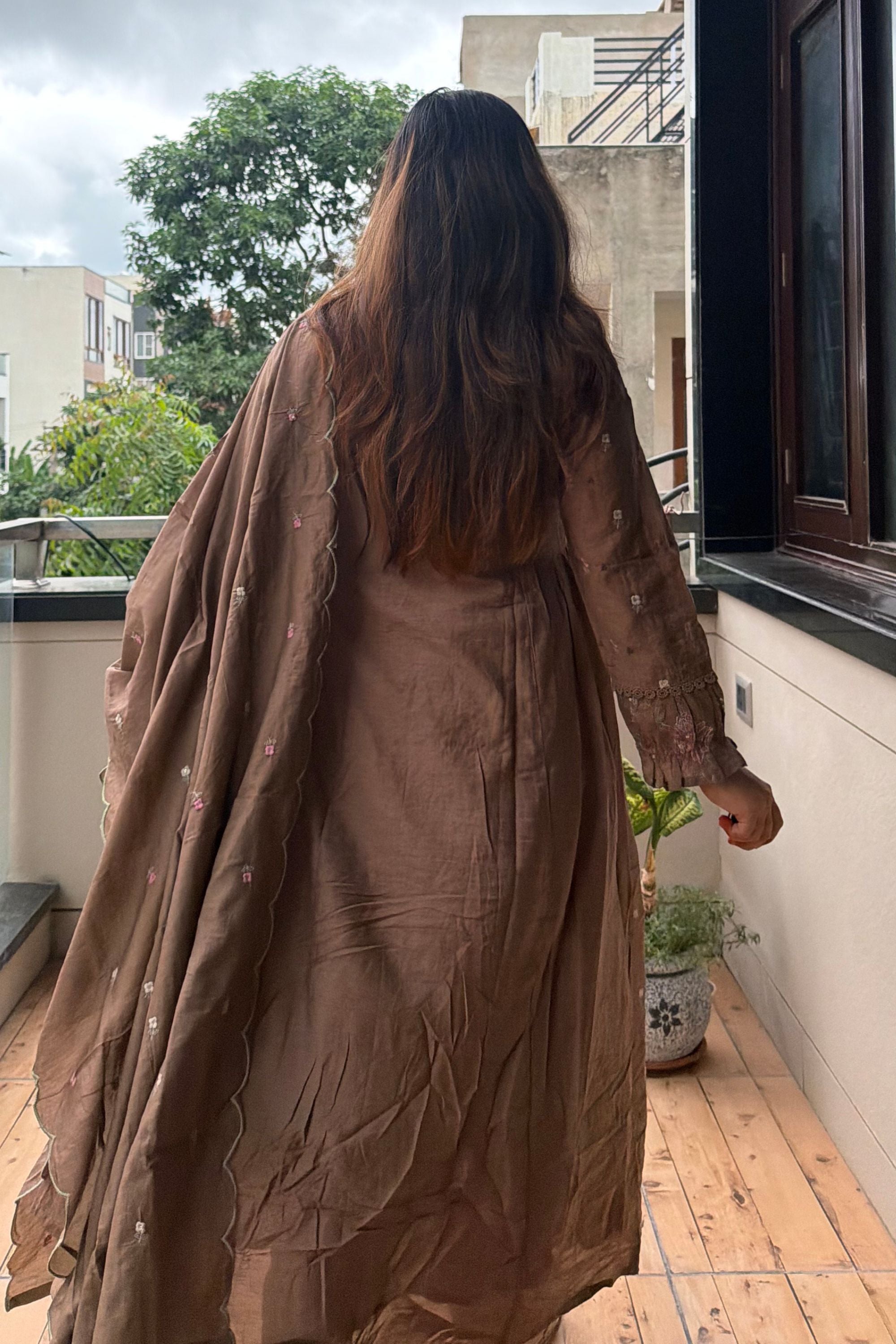 Dupatta Pant Set