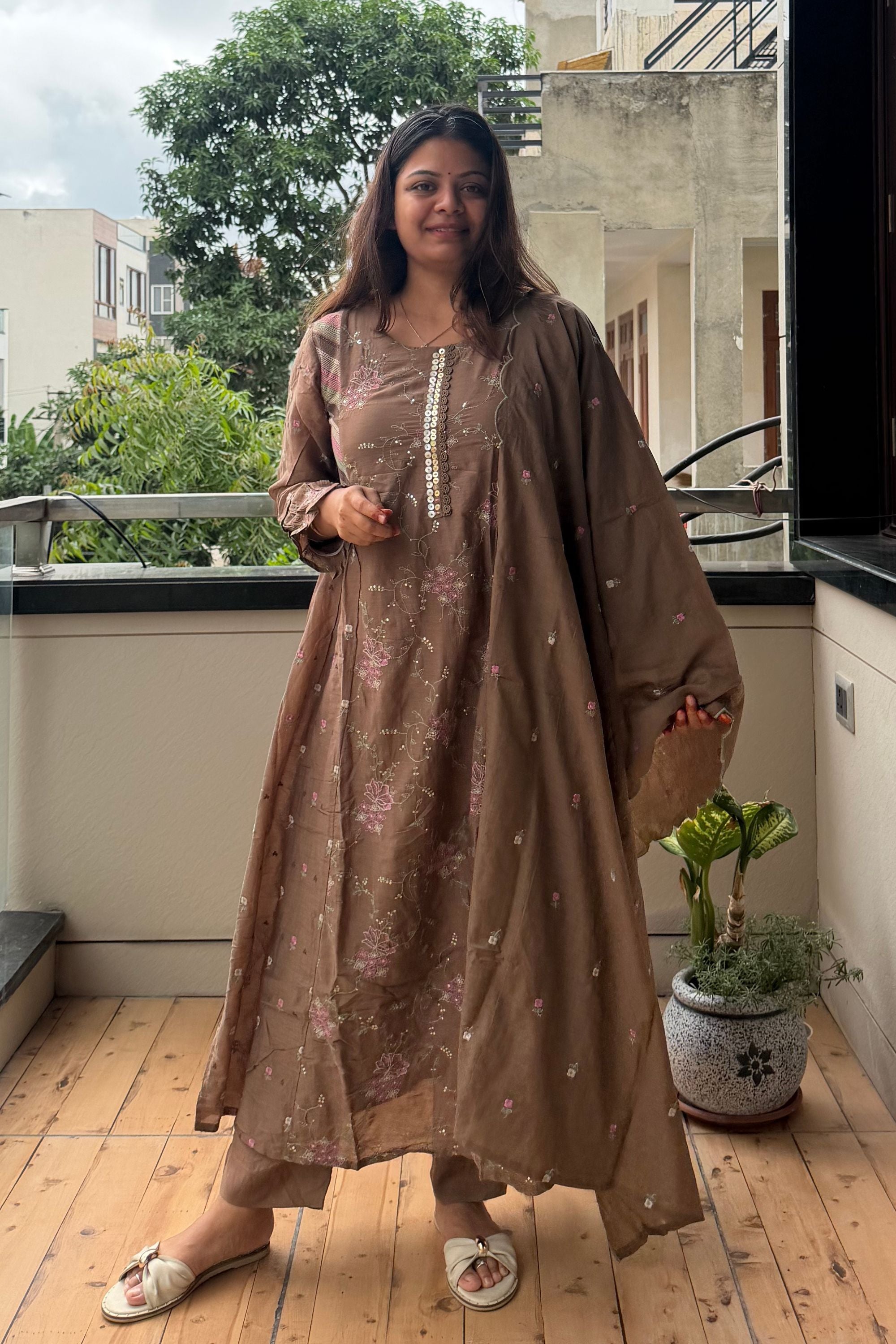 Dupatta Pant Set