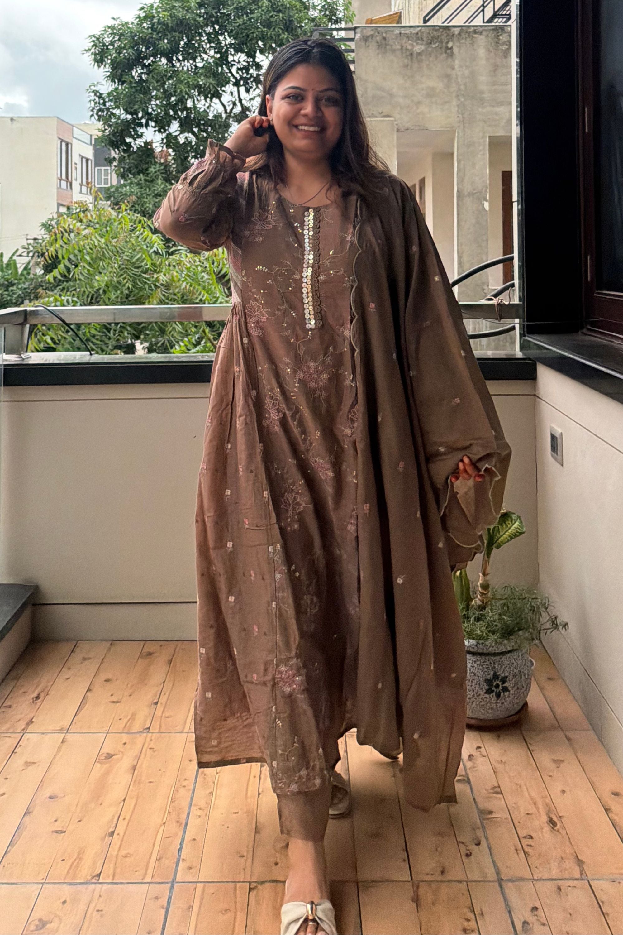 Dupatta Pant Set