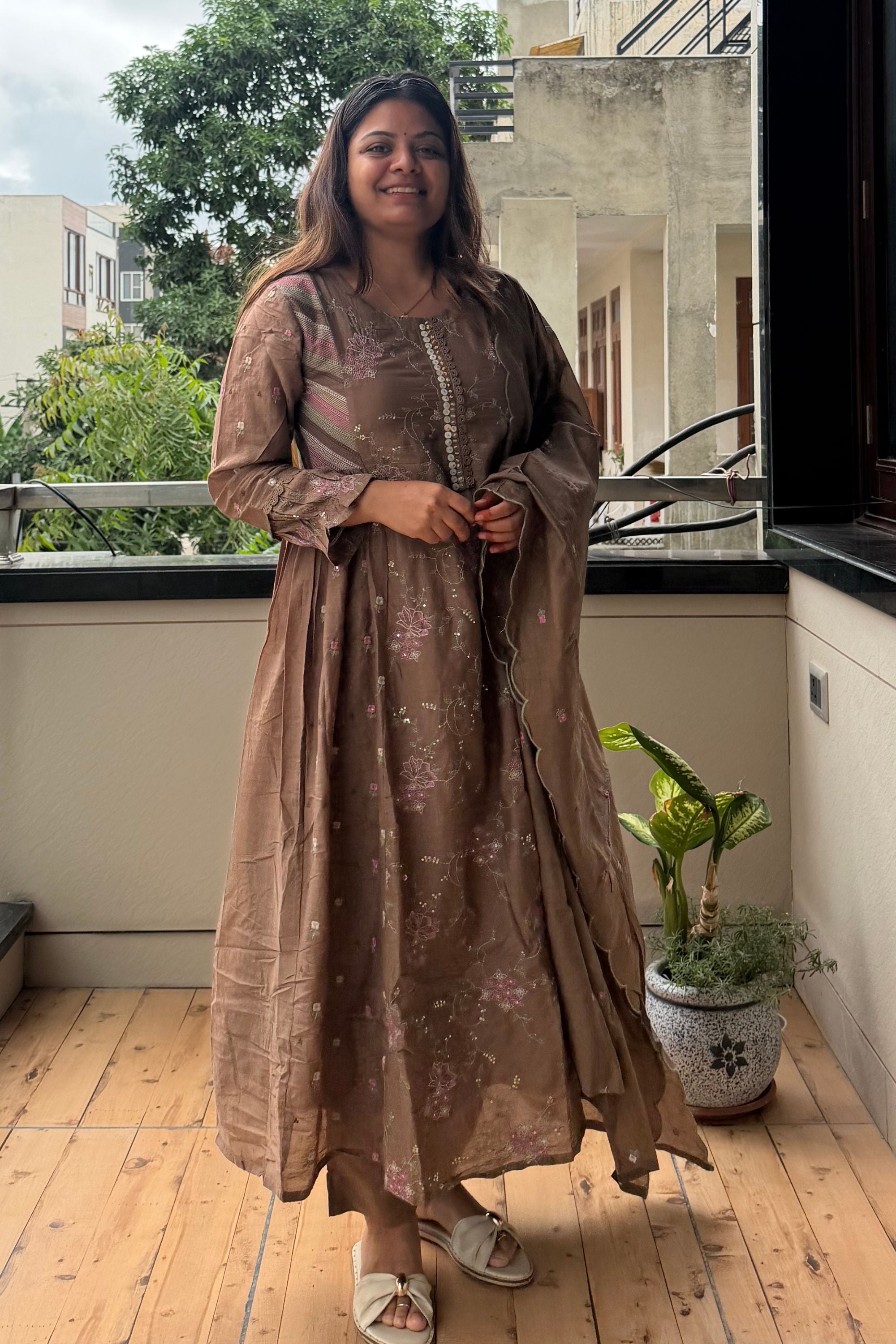Dupatta Pant Set