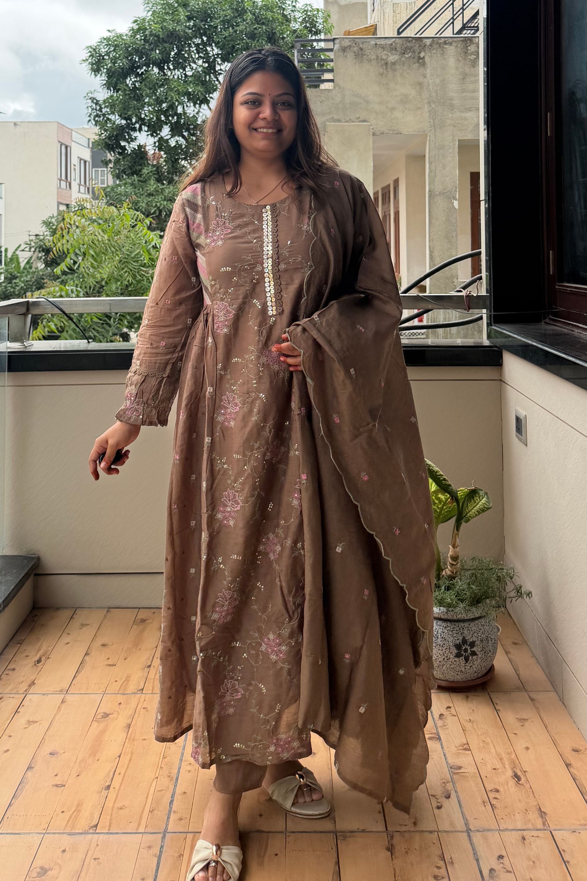 Dupatta Pant Set