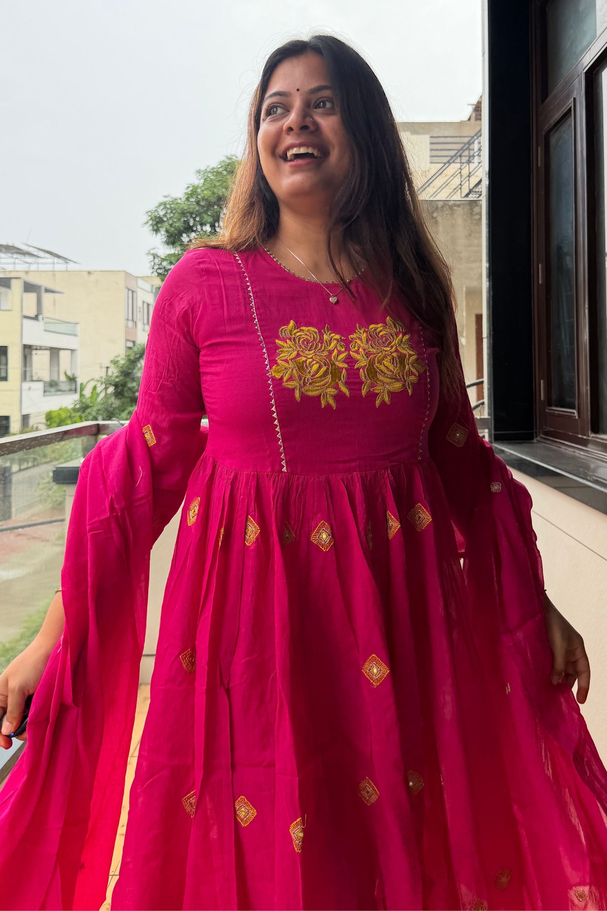 Dupatta Pant Set